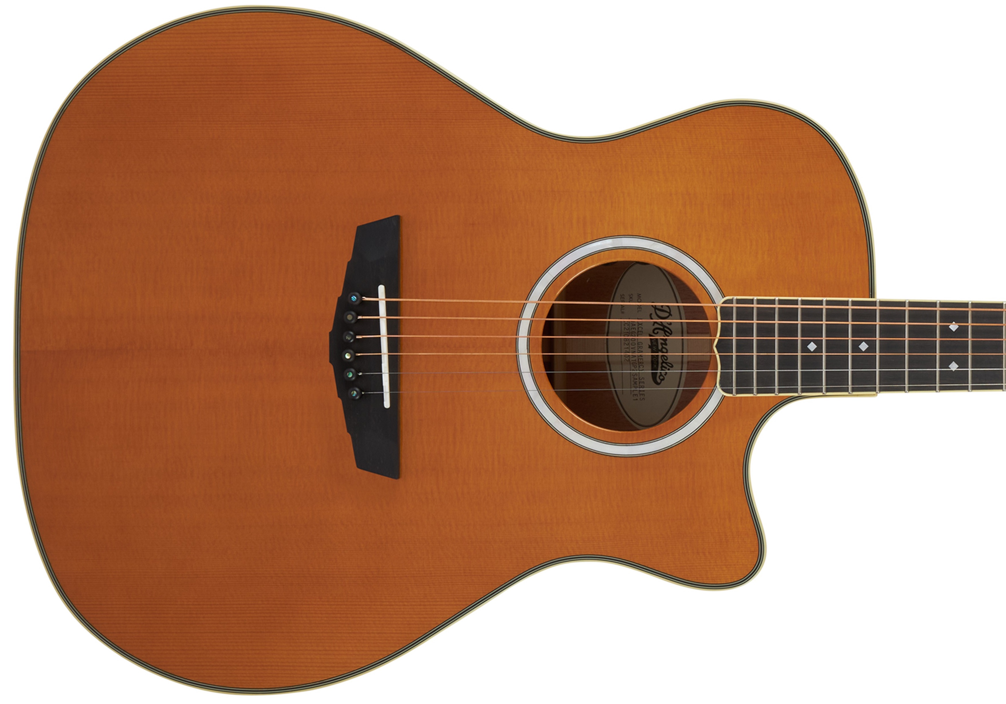 D'Angelico Gramercy Grand Auditorium CE Vintage Natural (obrázek 3)
