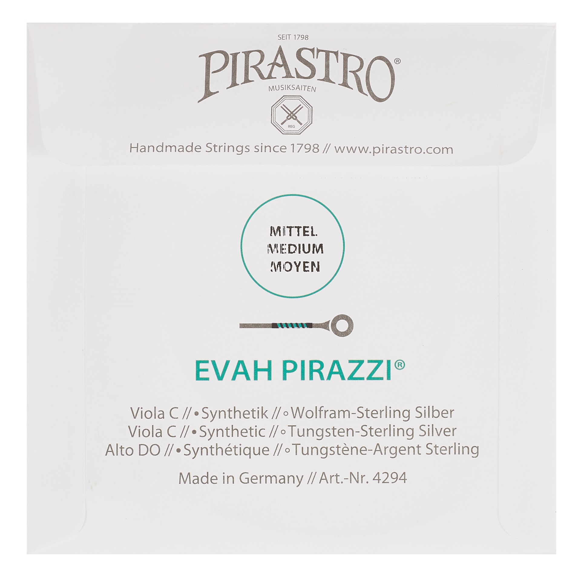 Pirastro Evah Pirazzi Vla Set medium (obrázek 3)