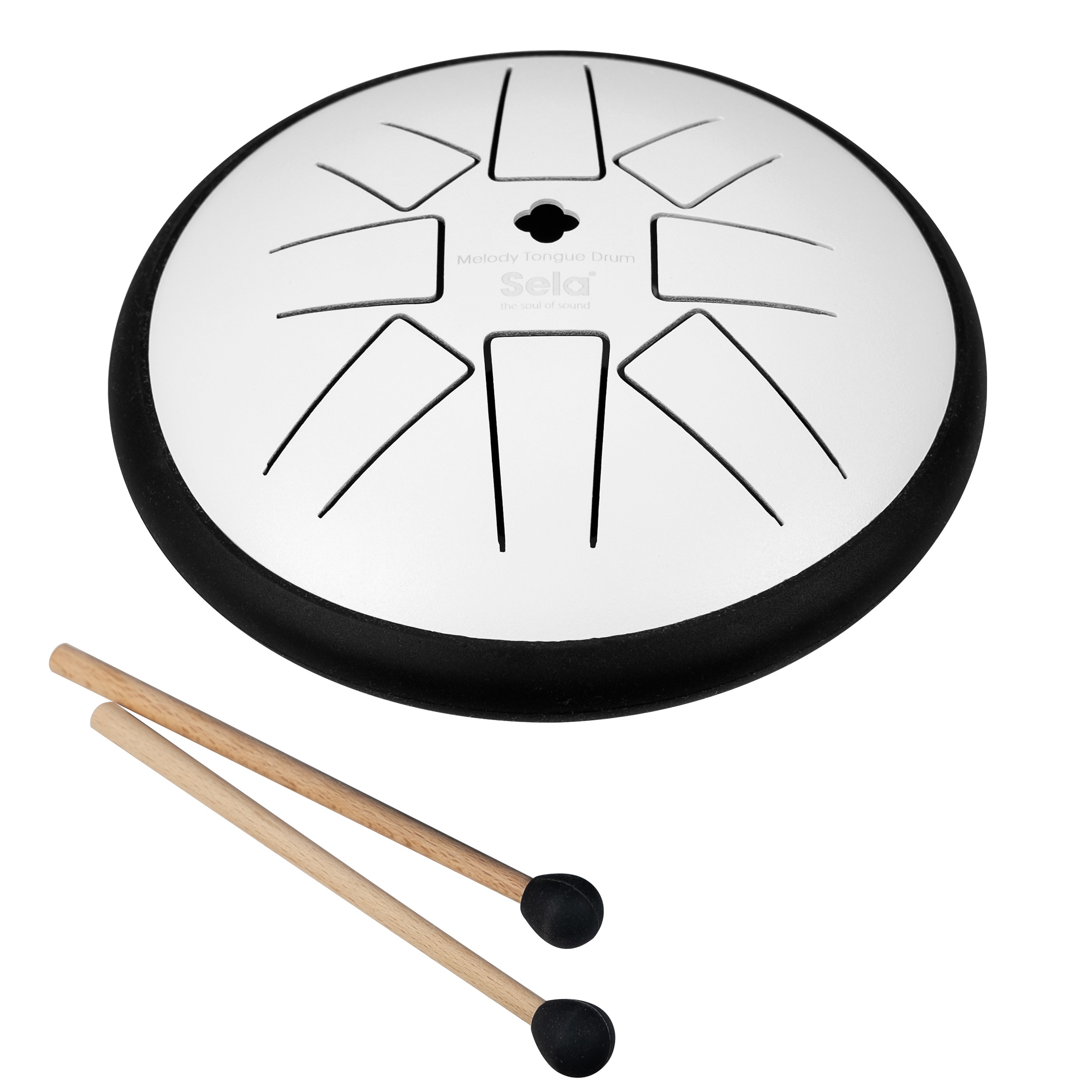 Levně Sela 6" Melody Tongue Drum White