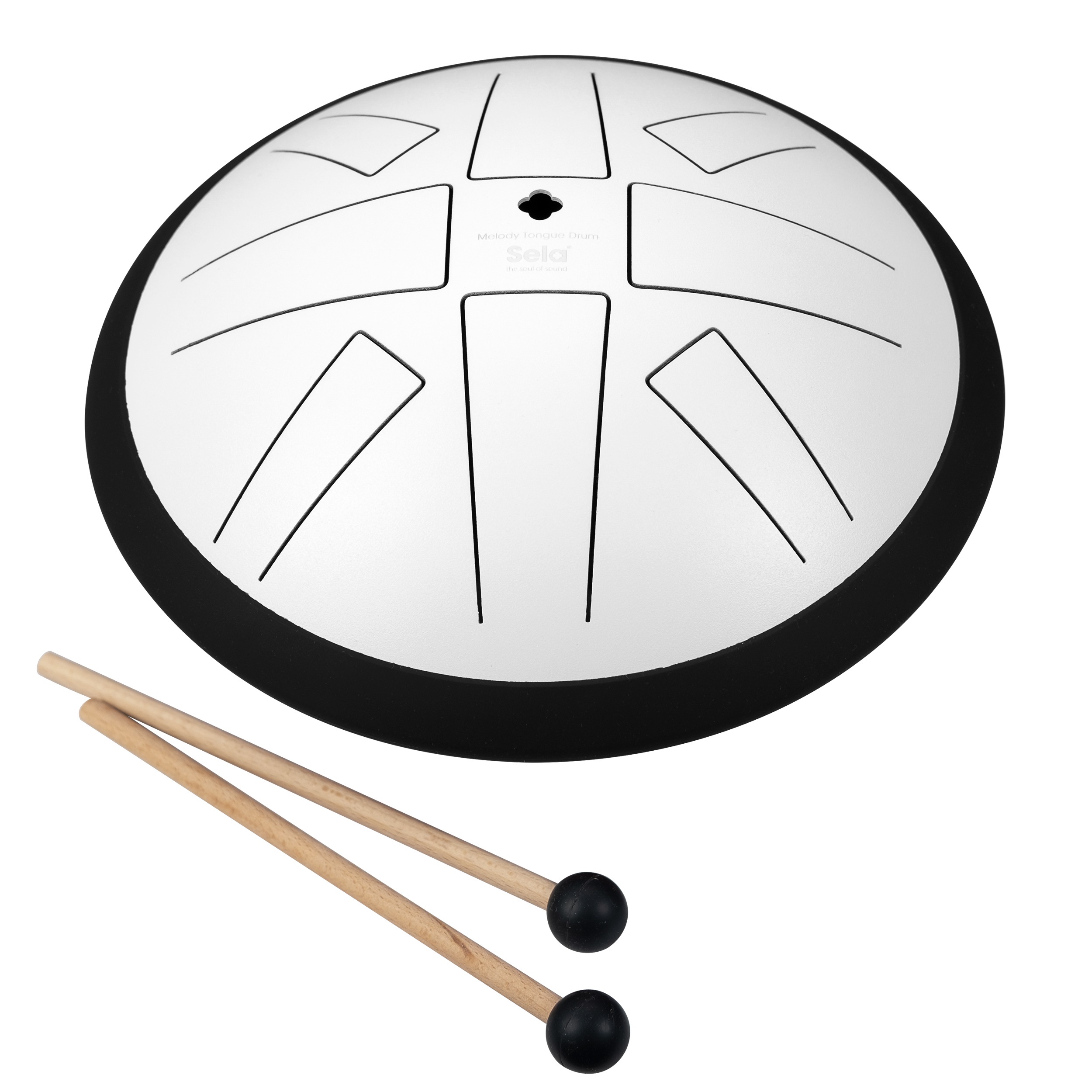 Levně Sela 10" Melody Tongue Drum White