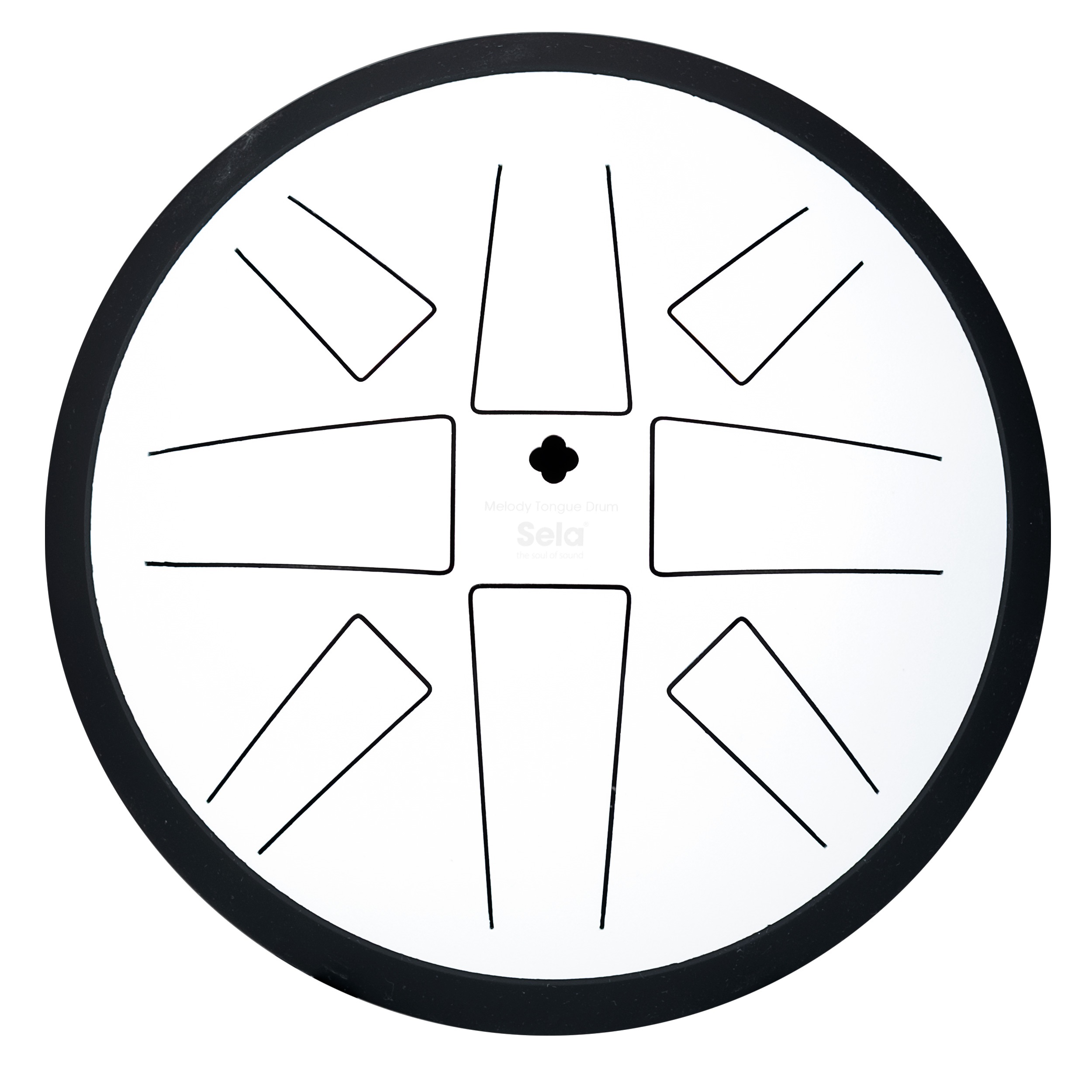 Sela 10" Melody Tongue Drum White (obrázek 3)
