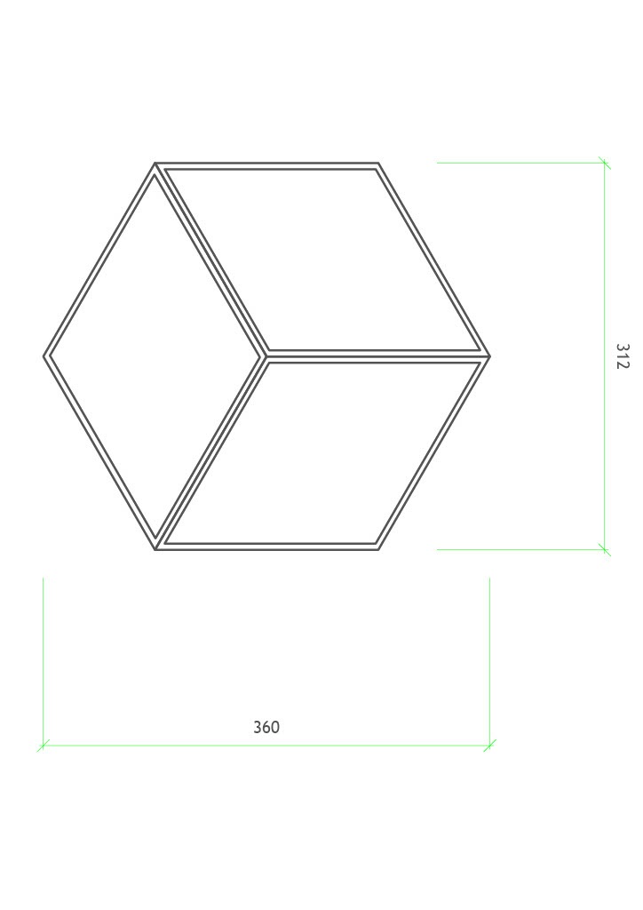 Veles-X Acoustic Hexagon / 3D cube (obrázek 5)