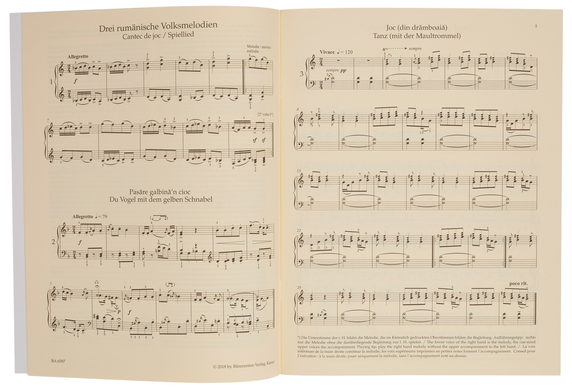 MS Snadné klavírní skladby a tance - Bartók Béla (obrázek 4)