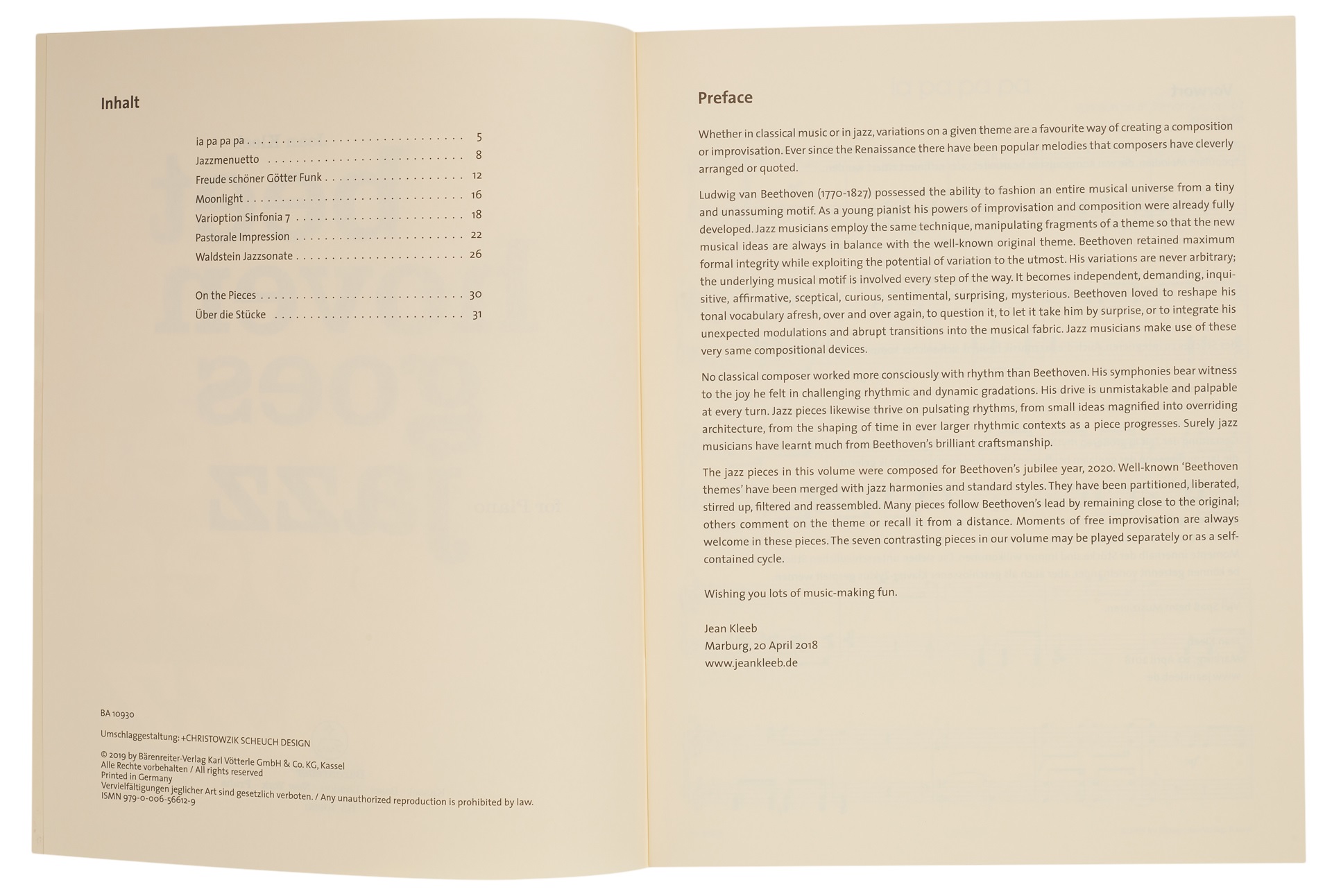 MS Beethoven Goes Jazz - Jean Kleeb (obrázek 3)