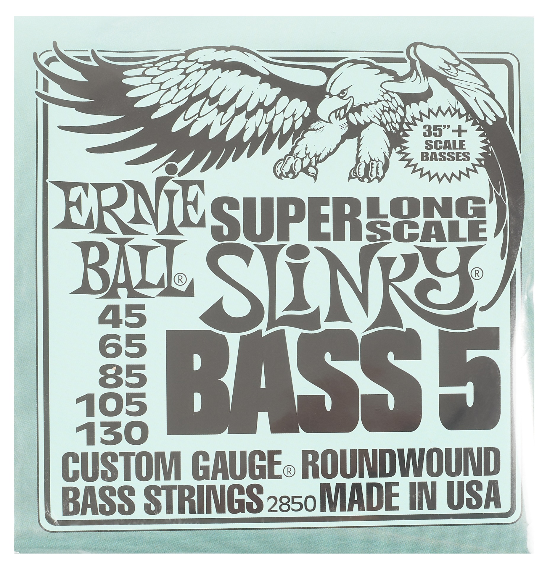 Levně Ernie Ball 2850 Slinky Nickel Wound Super Long Scale 5-String Electric