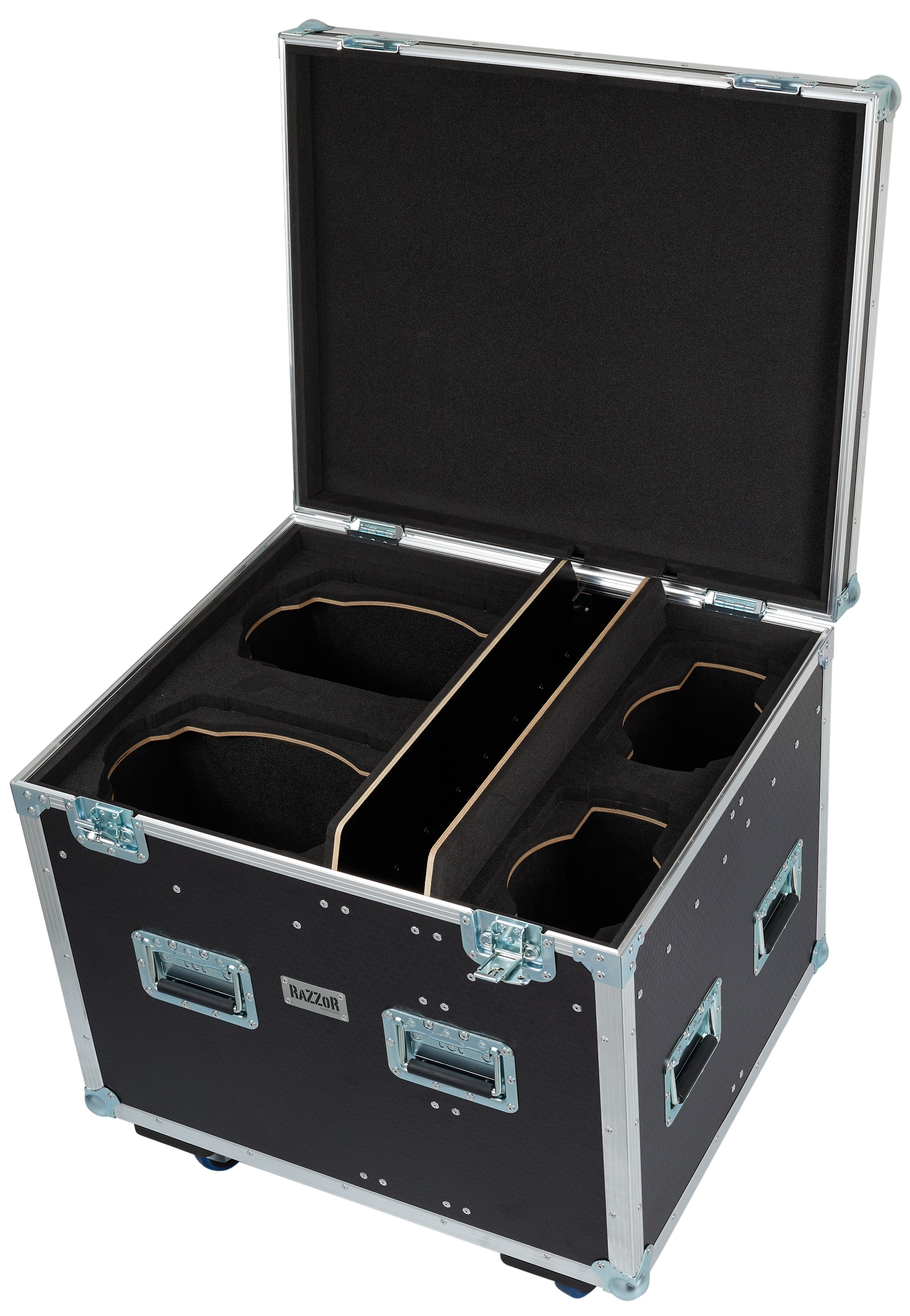 Razzor Cases 2x Robe Robin Spote + 2x Robe Robin 150 LedBeam Case (obrázek 4)