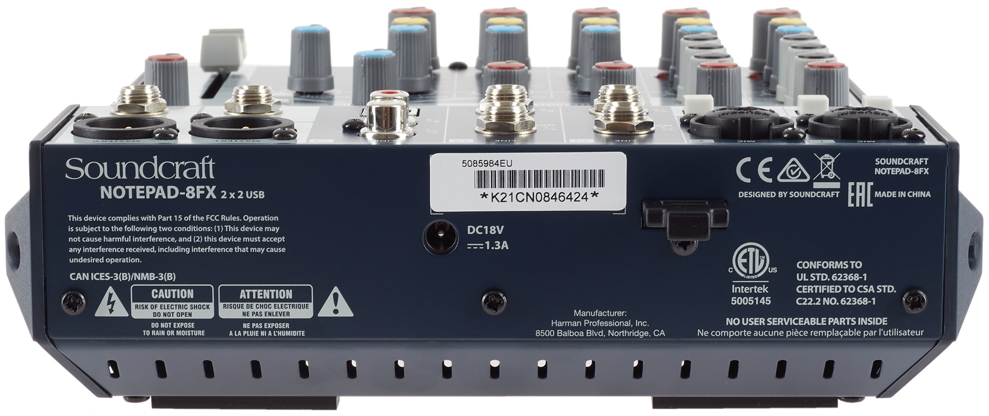 Soundcraft Notepad 8 FX (obrázek 5)