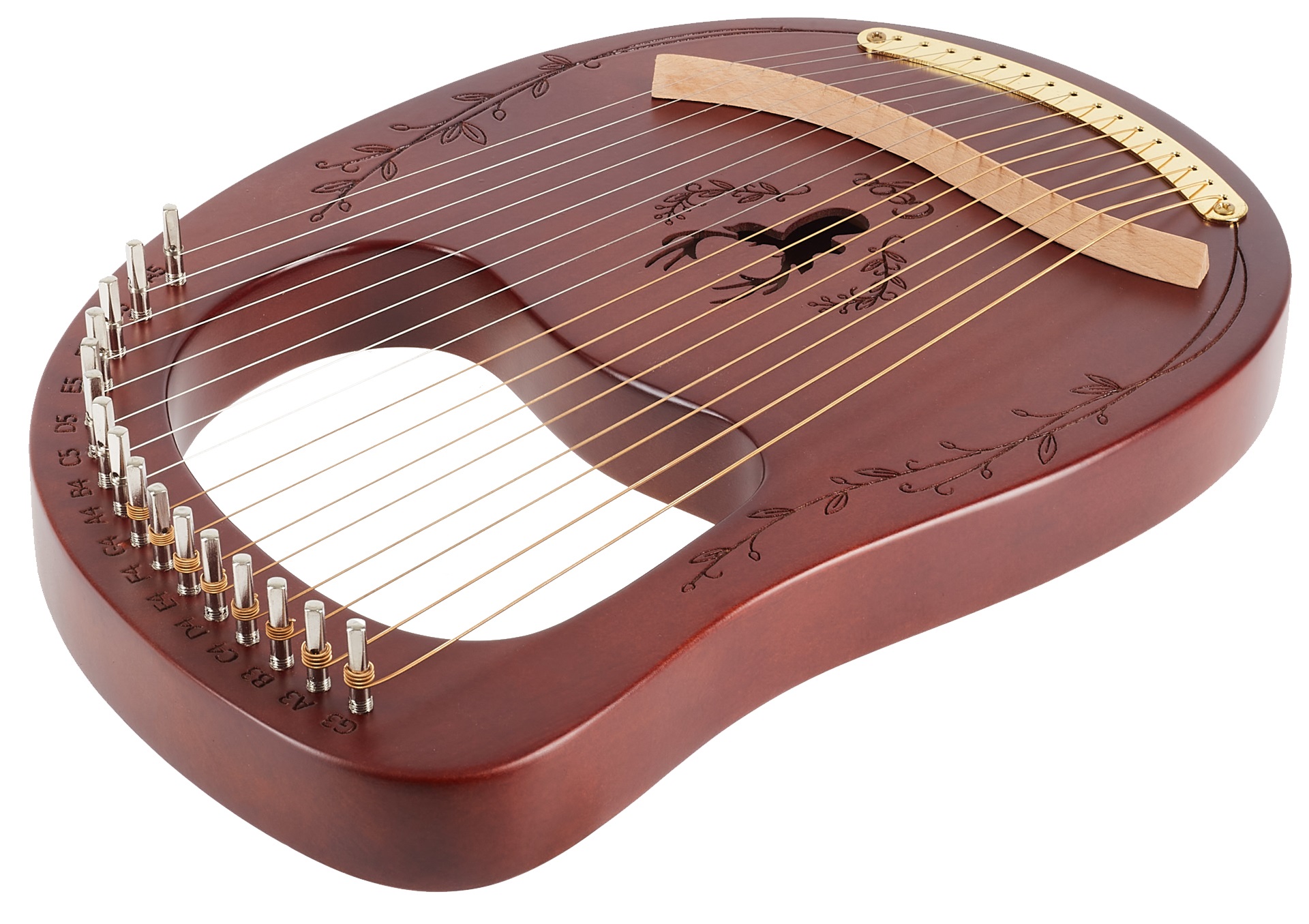 Cega Lyre Harp 16 Strings Coffee (rozbalené) (obrázek 4)