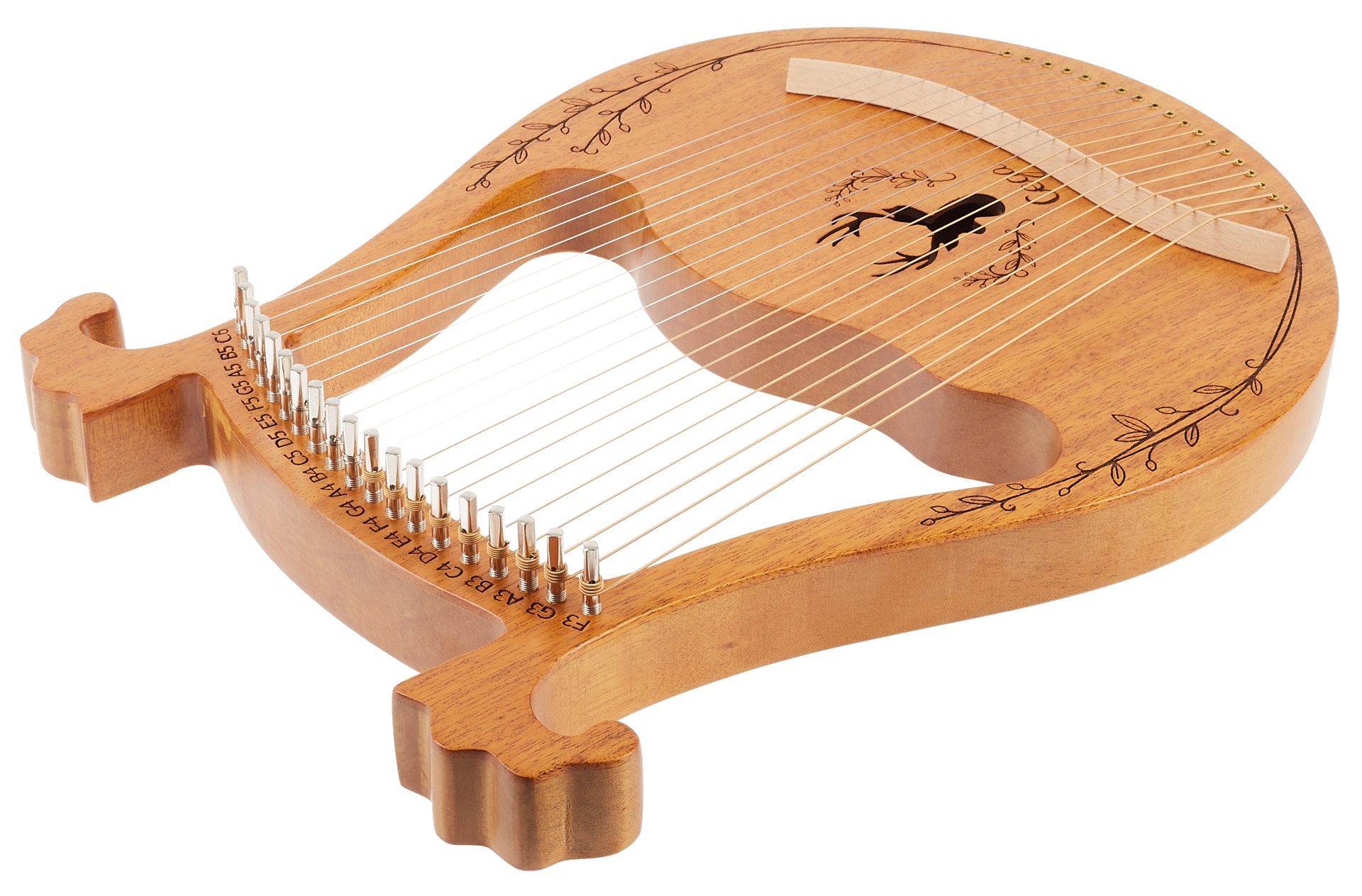 Cega Harp 19 Strings Natural (obrázek 4)