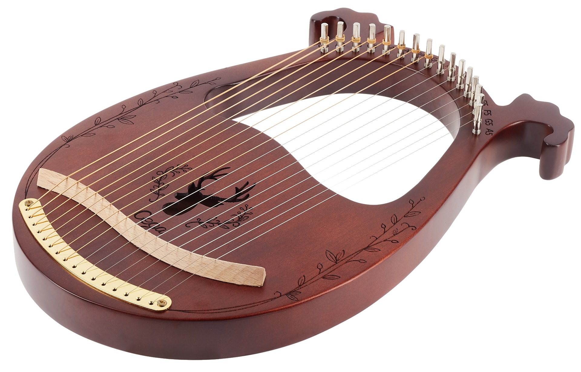 Cega Harp 16 Strings Coffee (obrázek 3)