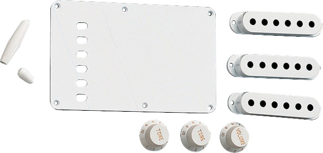 Levně Fender Accessory Kit, Vintage-Style Stratocaster, White