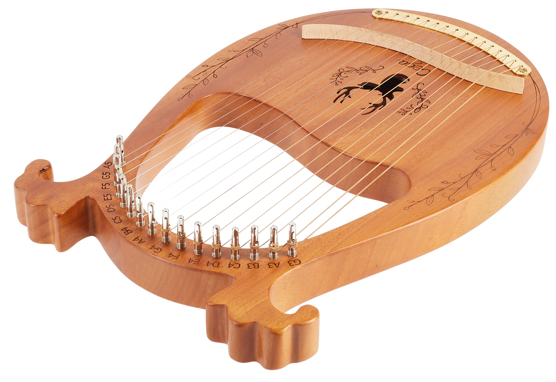 Cega Harp 16 Strings Natural (obrázek 4)