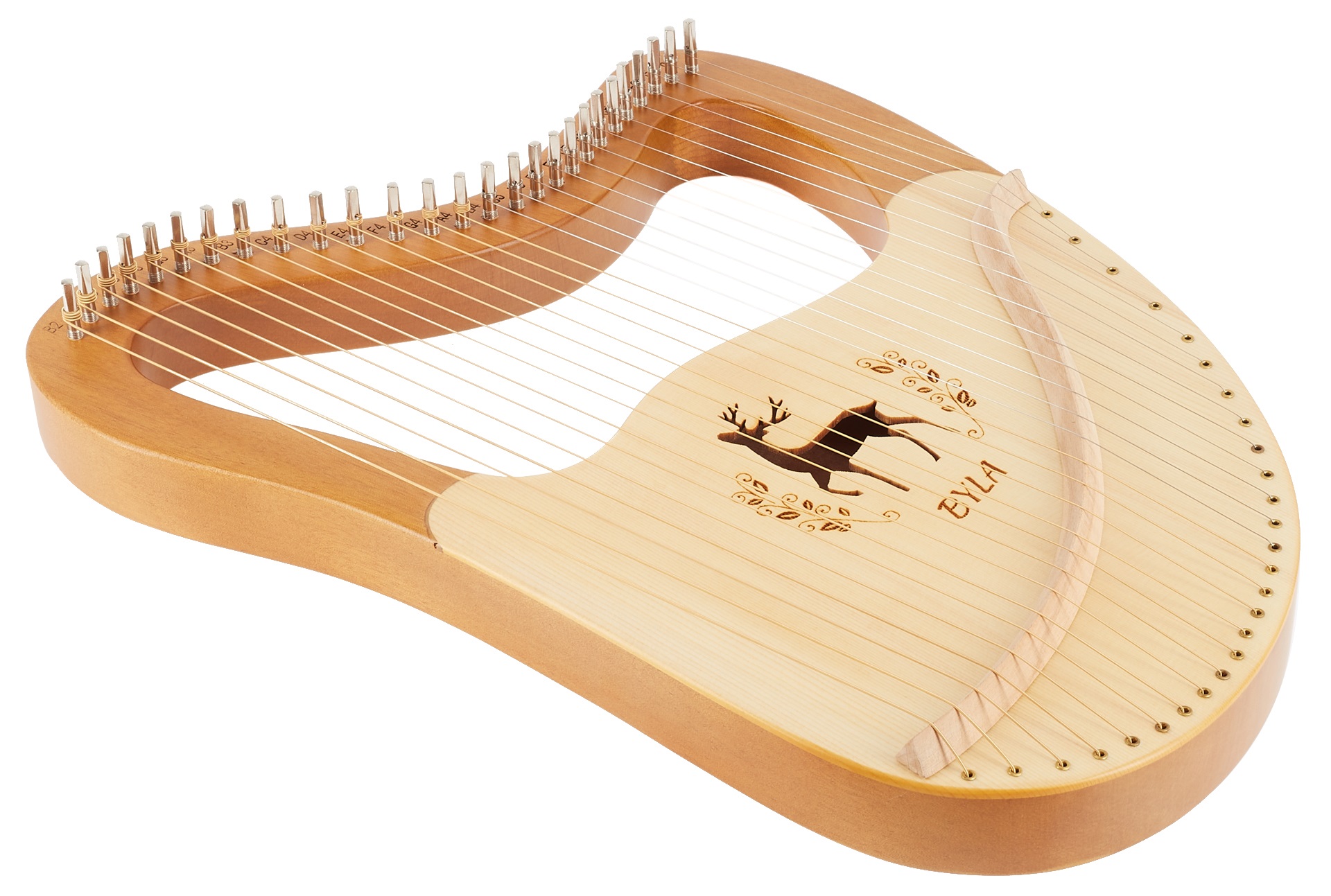 Byla Lyre Harp 27 Strings Natural (obrázek 3)