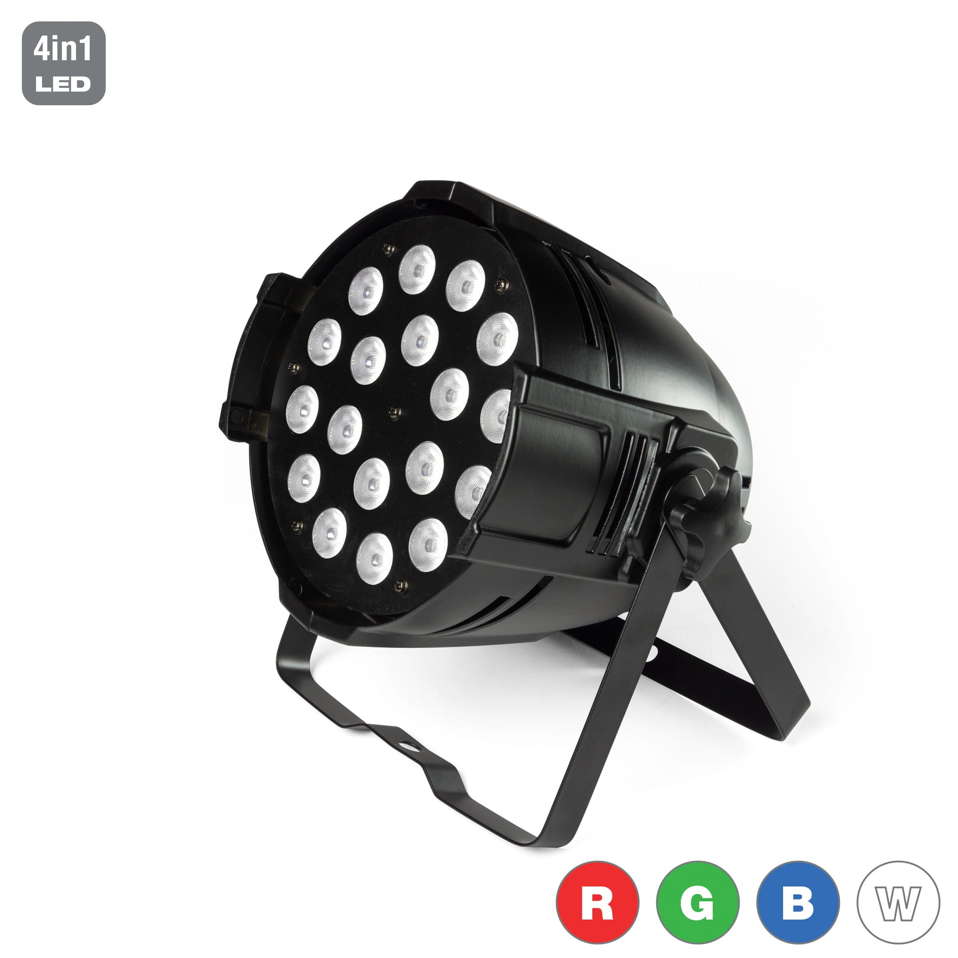 Flash LED PAR 64 18x10W RGBW 4in1 ALU (obrázek 8)