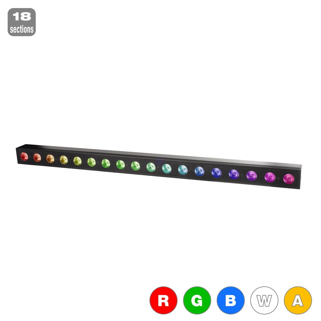 Flash LED WASHER 18x5W RGBWA 5in1 18 SECTIONS