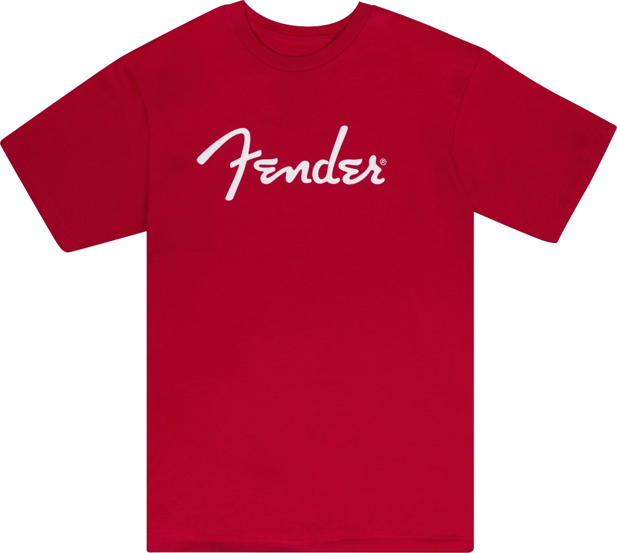 Levně Fender Spaghetti Logo T-Shirt, Dakota Red, M