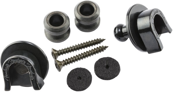 Levně Fender Security Strap Locks Black