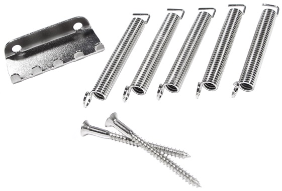 Levně Fender Pure Vintage Stratocaster Tremolo Spring/Claw Kit, Nickel