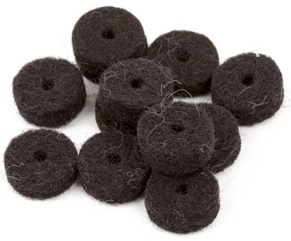 Levně Fender Black Strap Button Felt Washers