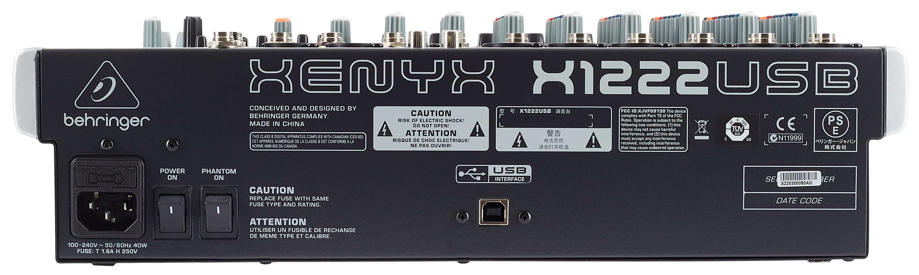 Behringer X1222USB (obrázek 5)