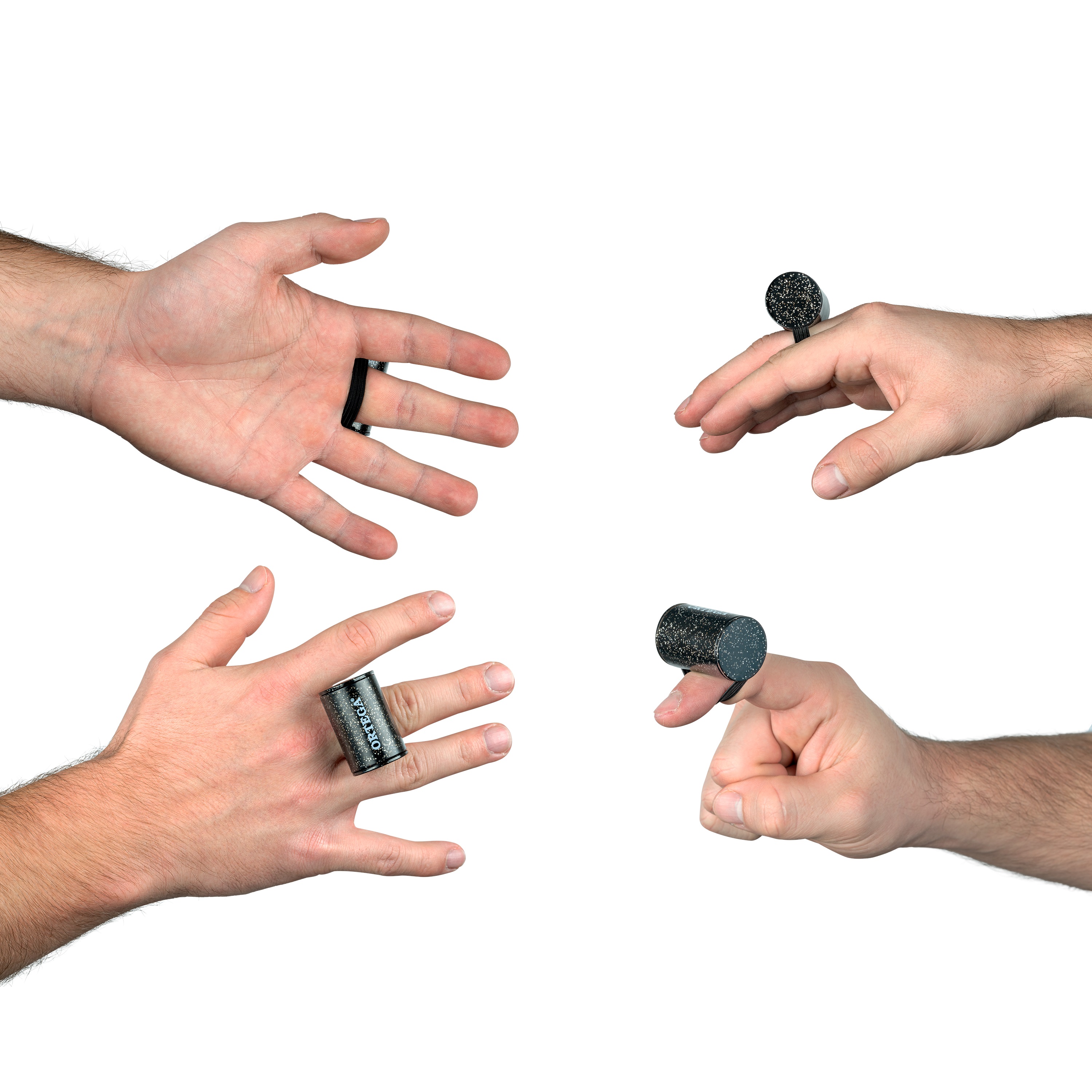 Ortega Plastic Finger Shaker Black Sparkle (obrázek 4)