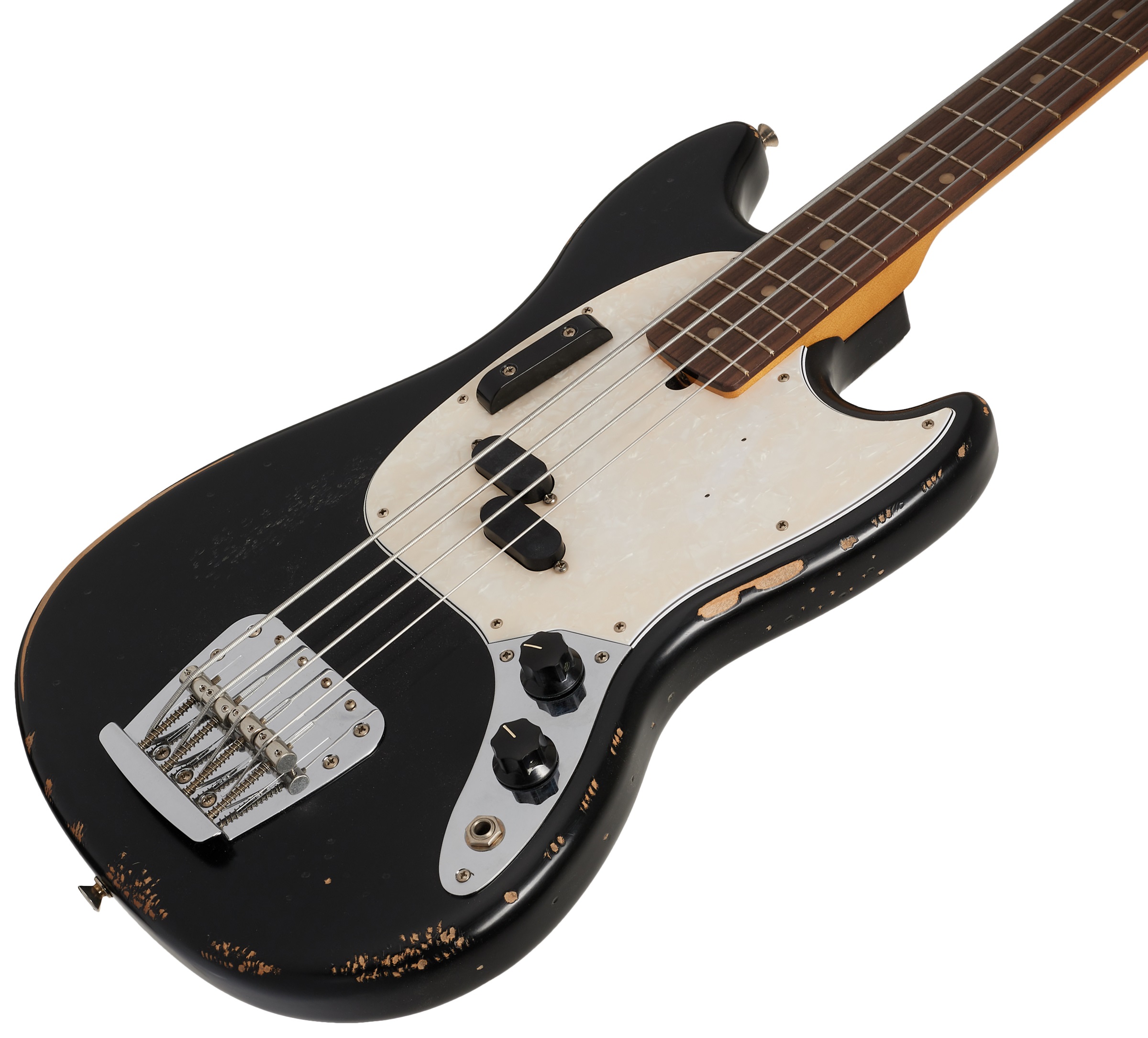Fender JMJ Road Worn Mustang RW Bass BK (obrázek 3)