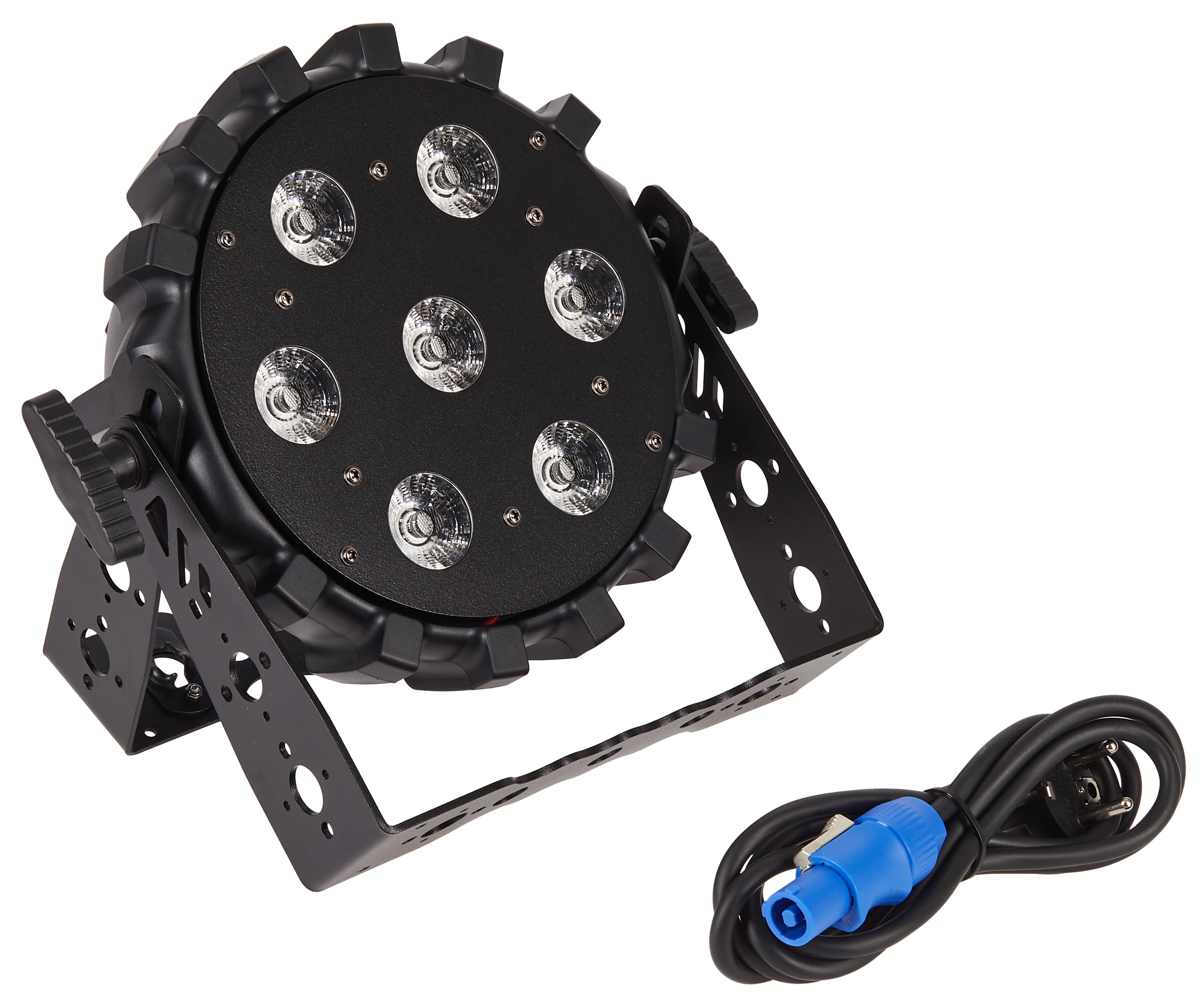 Flash LED PAR SLIM 7x10W RGBW 4in1 25° WIRELESS DMX mk2 (obrázek 5)