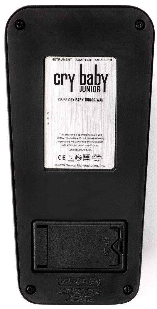 Dunlop Cry Baby Junior Wah Special Edition Black (obrázek 5)