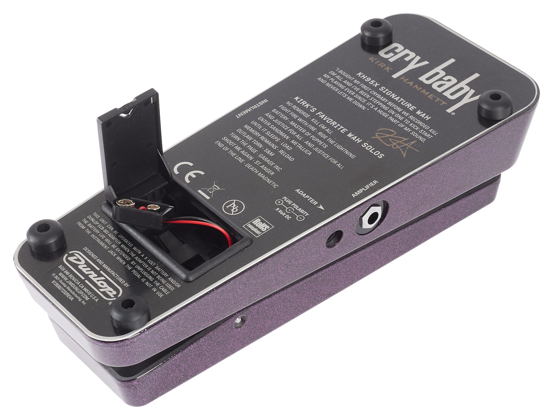 Dunlop KH95X Kirk Hammett Collection Cry Baby Wah (obrázek 6)