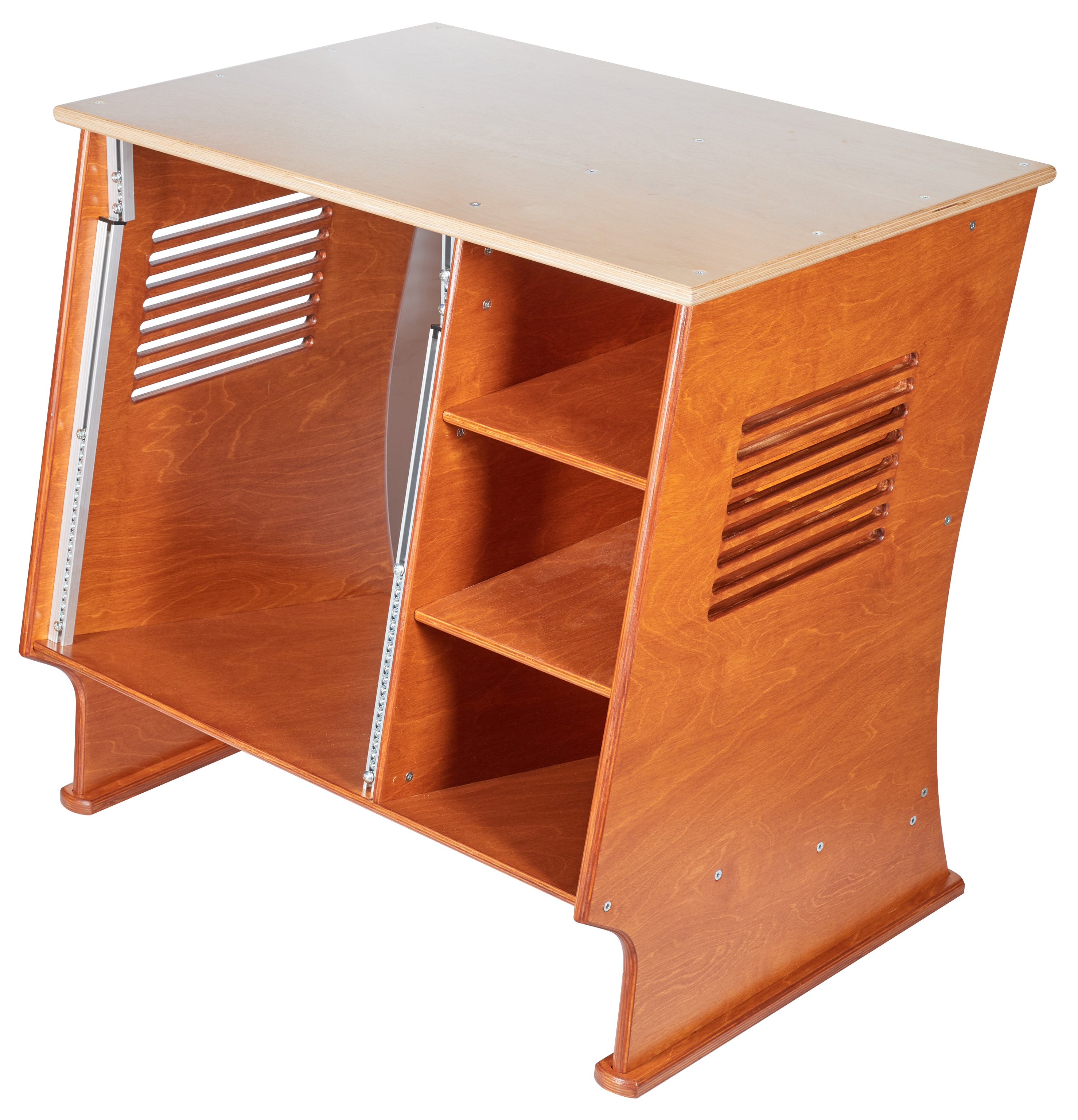 Razzor Cases Studiový nábytek - Modul 1 - Prostor pro PC, 14U (obrázek 4)