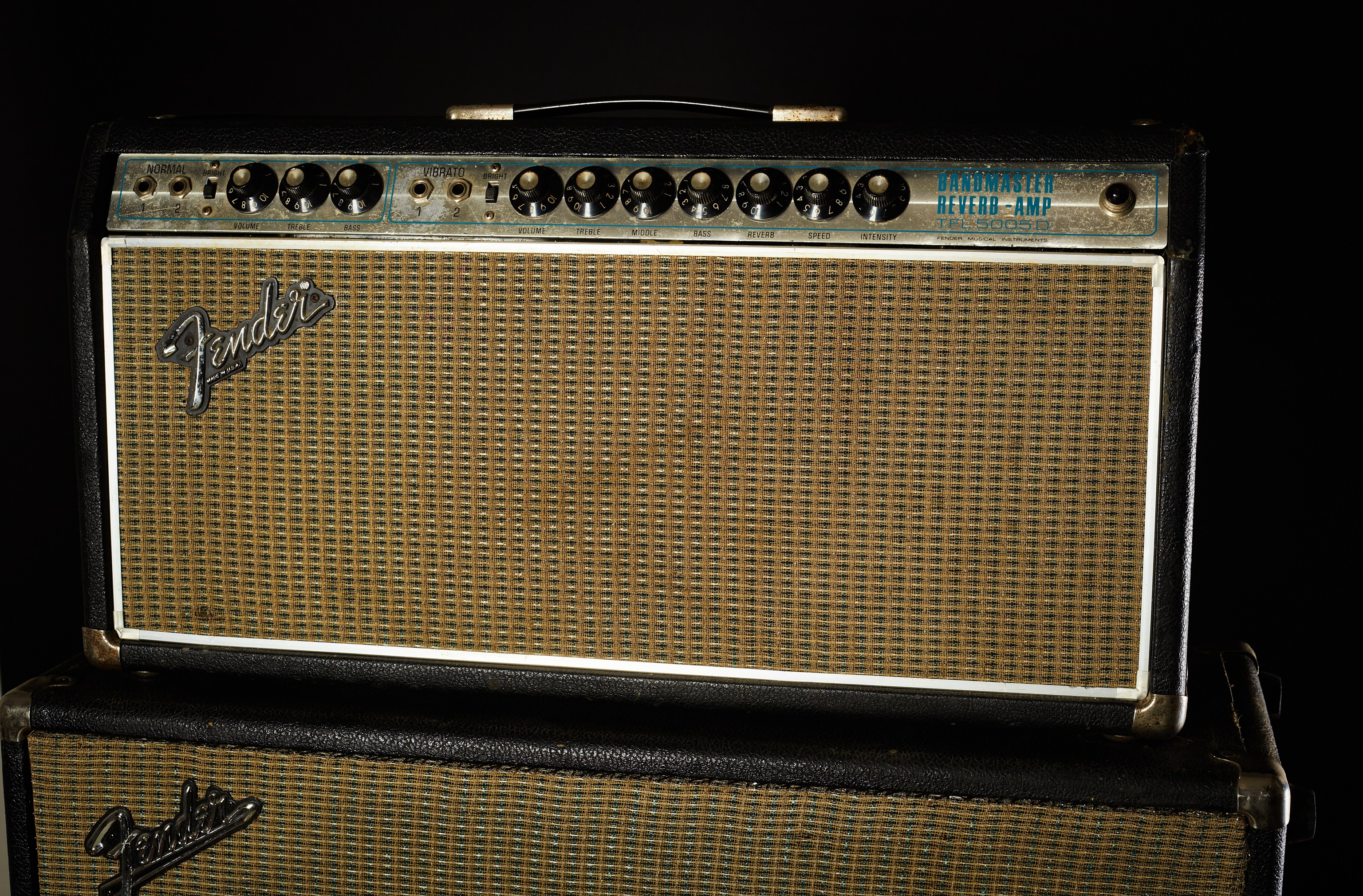 Fender 1969 Bandmaster Reverb Amp TFL 5005D Stack (obrázek 6)