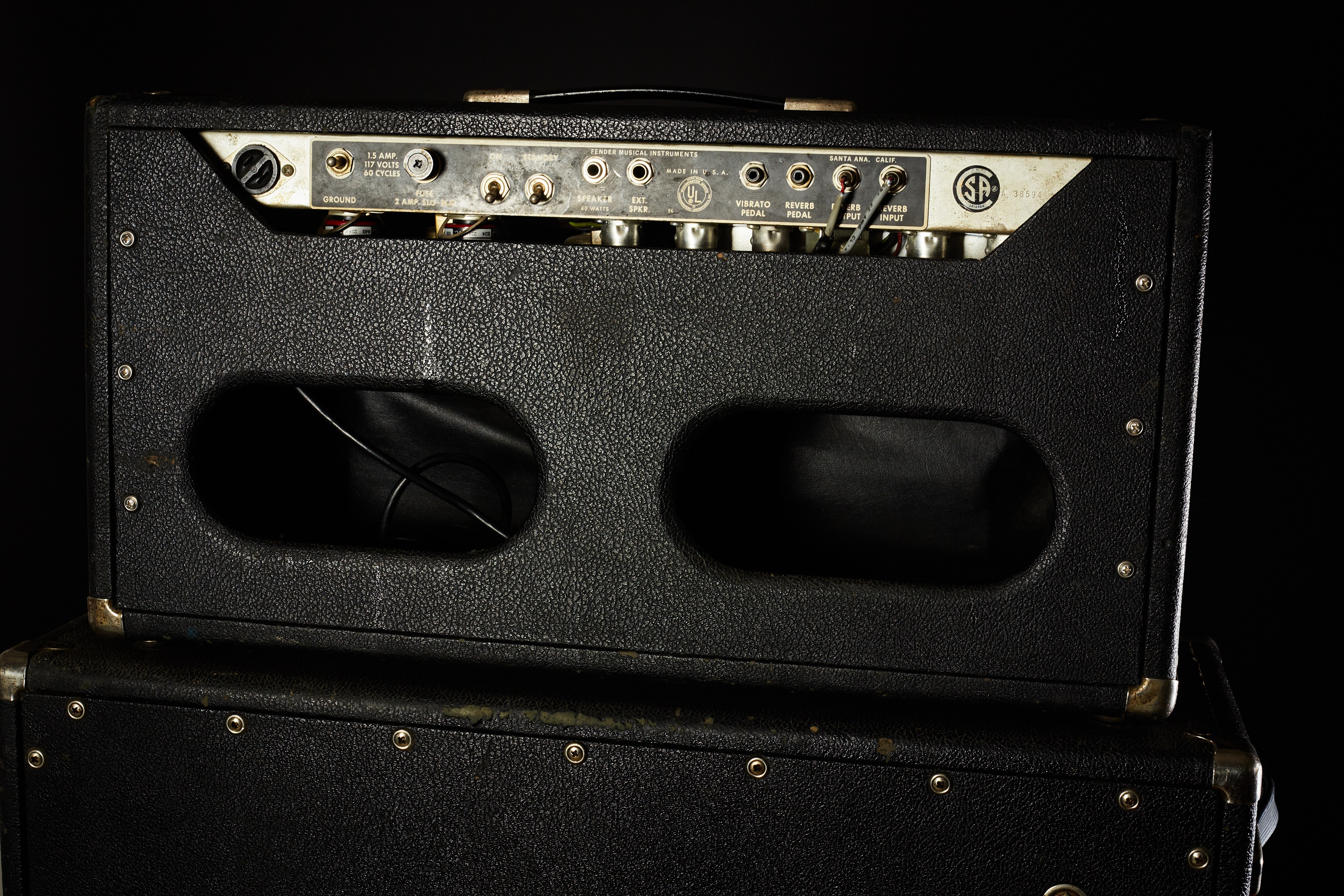 Fender 1969 Bandmaster Reverb Amp TFL 5005D Stack (obrázek 7)