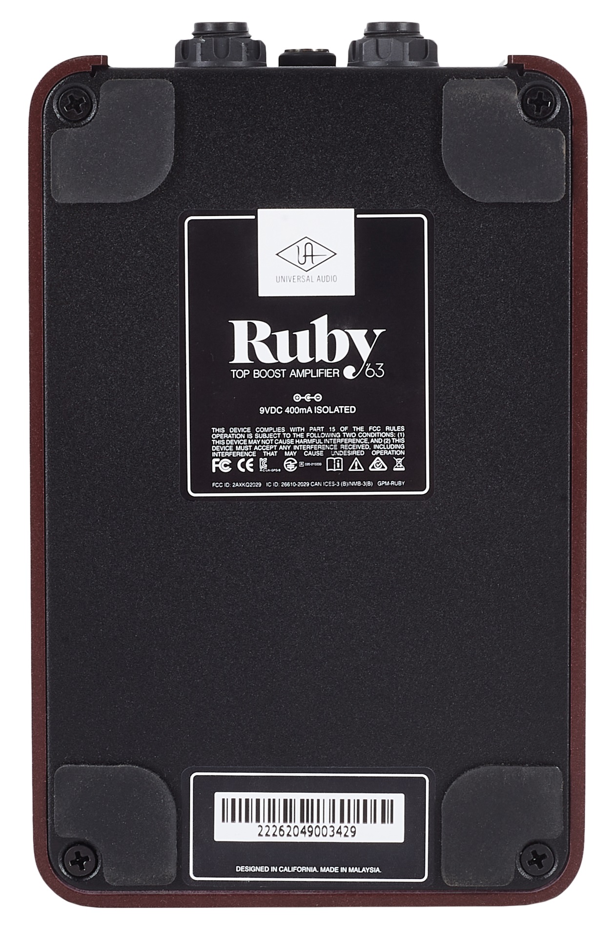 Universal Audio Ruby '63 Top Boost Amplifier (obrázek 6)