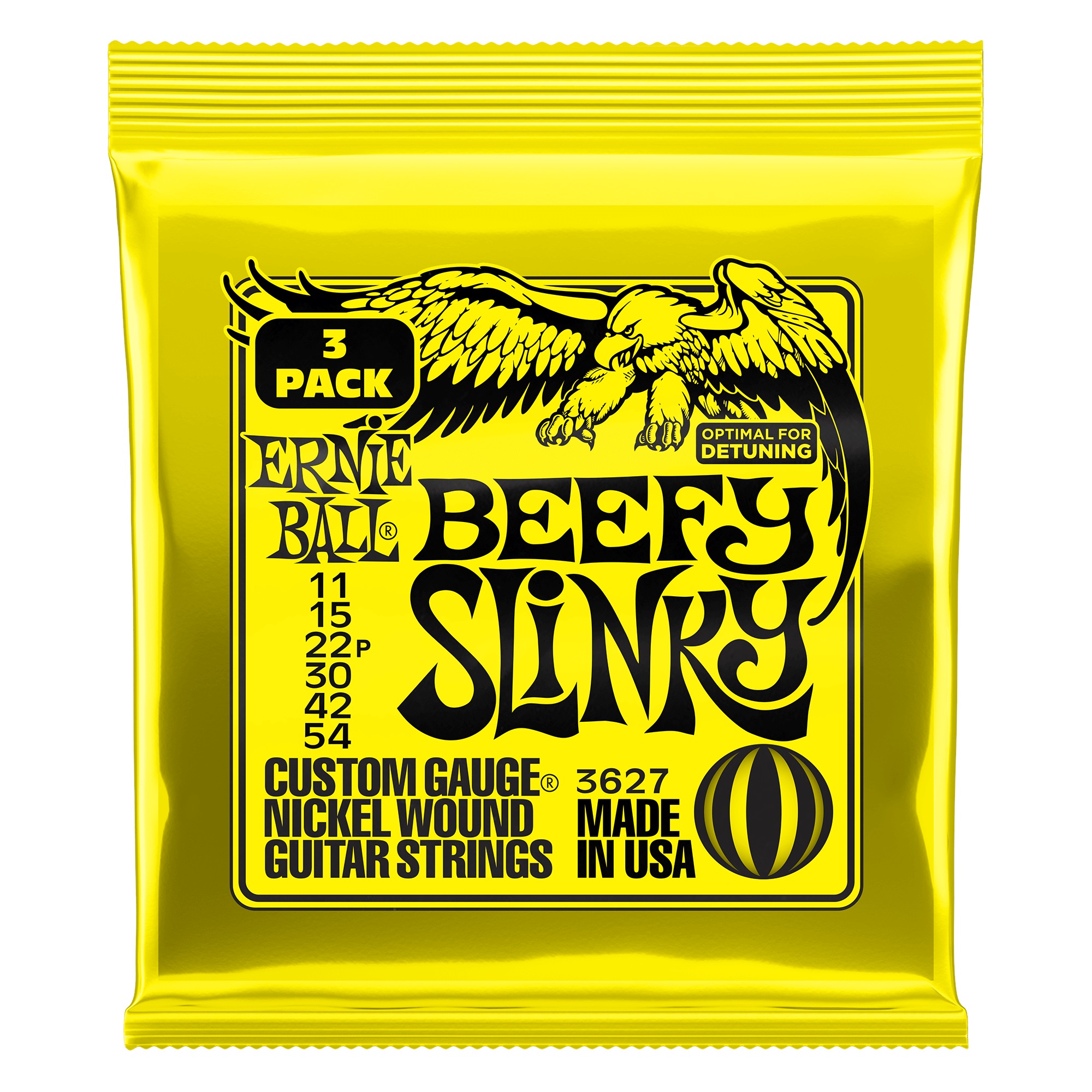 Levně Ernie Ball 3627 Nickel Wound Beefy Slinky 3 Pack