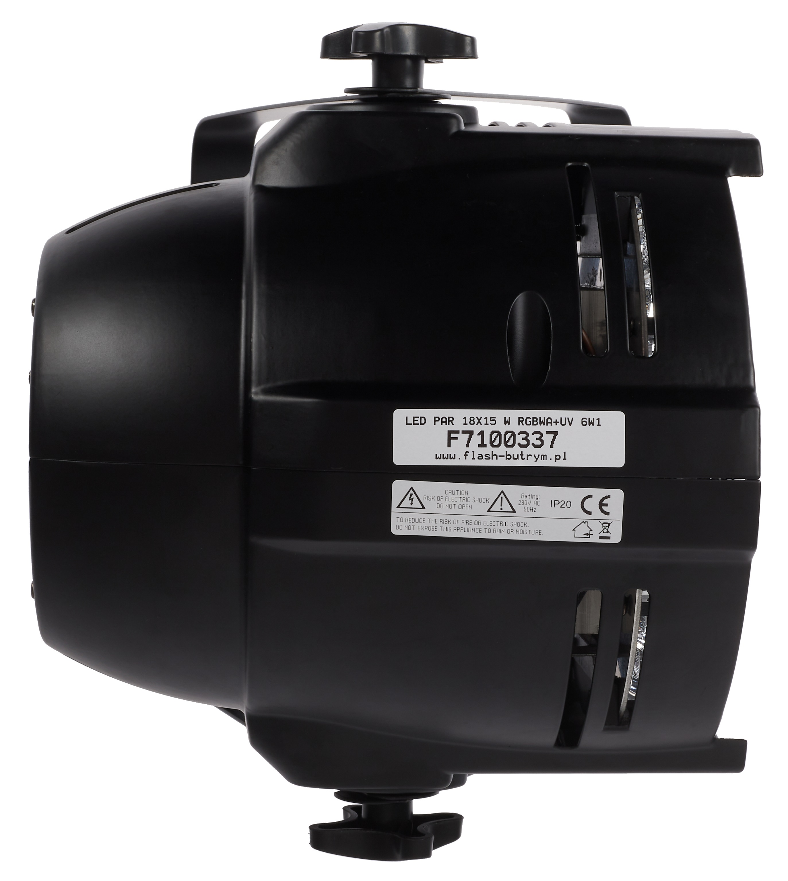 Flash LED PAR 18x15 RGBWA+UV 6in1 (obrázek 6)
