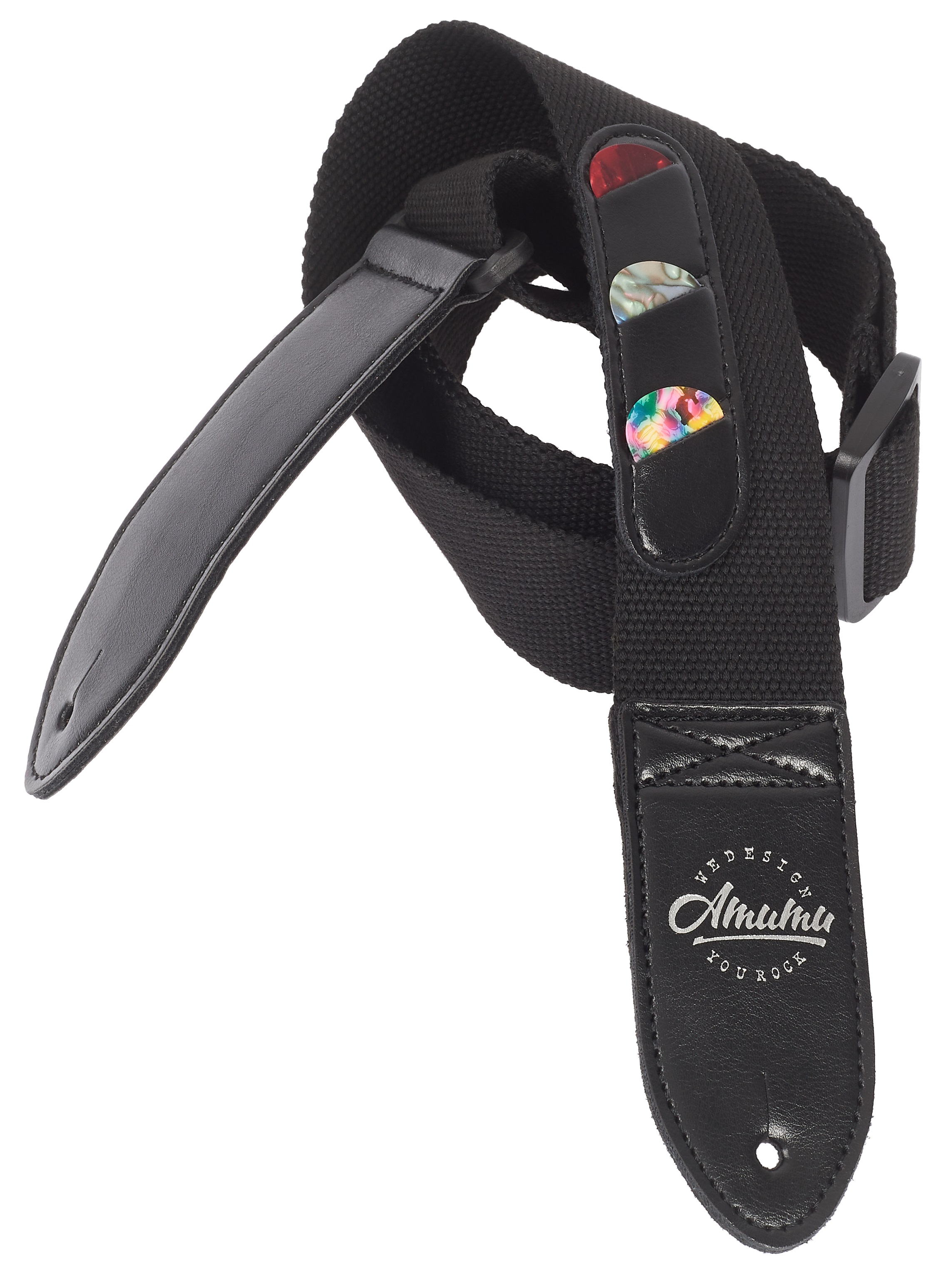 Amumu Cotton Pickholder Strap Black (obrázek 3)