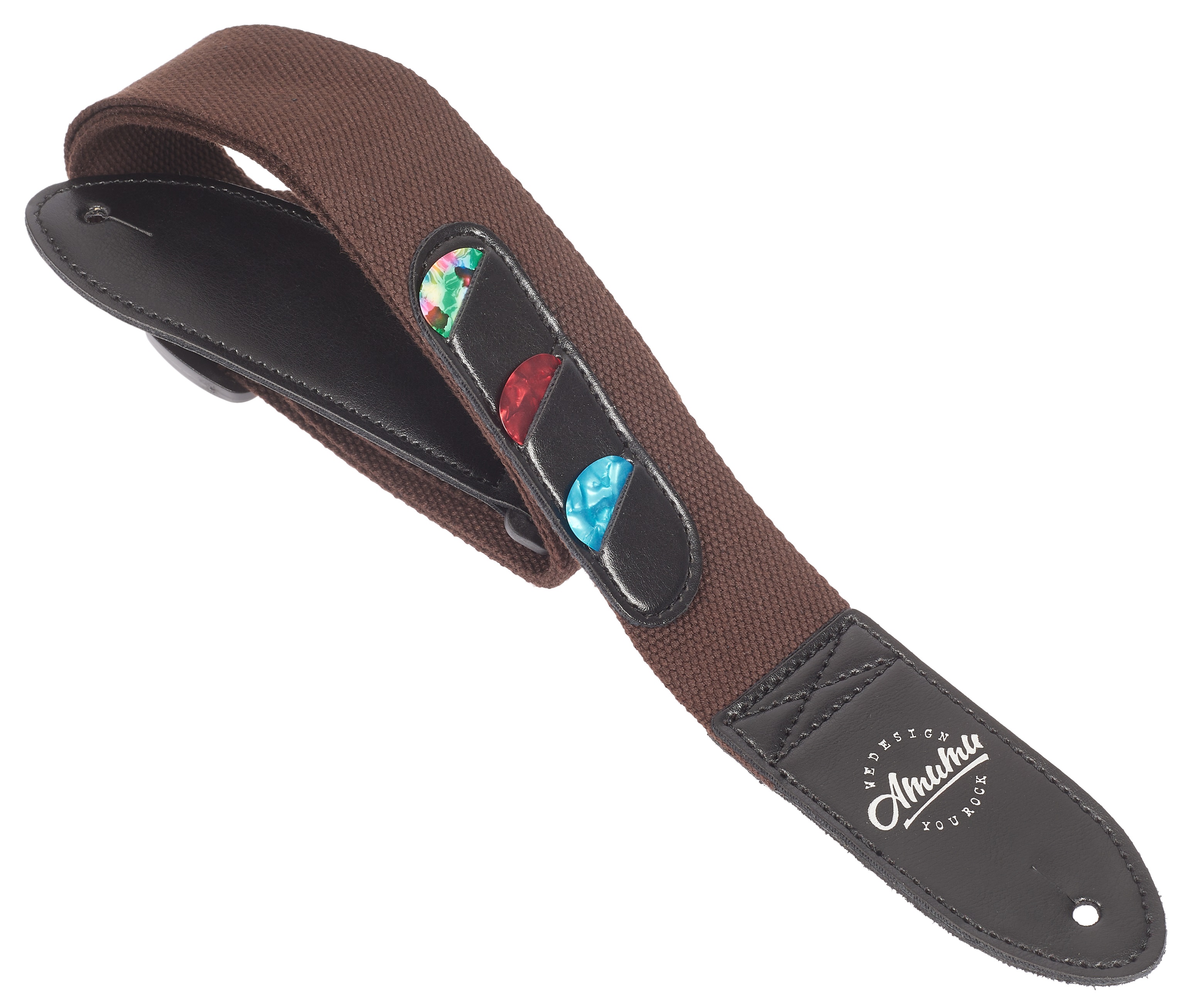 Levně Amumu Cotton Pickholder Strap Brown