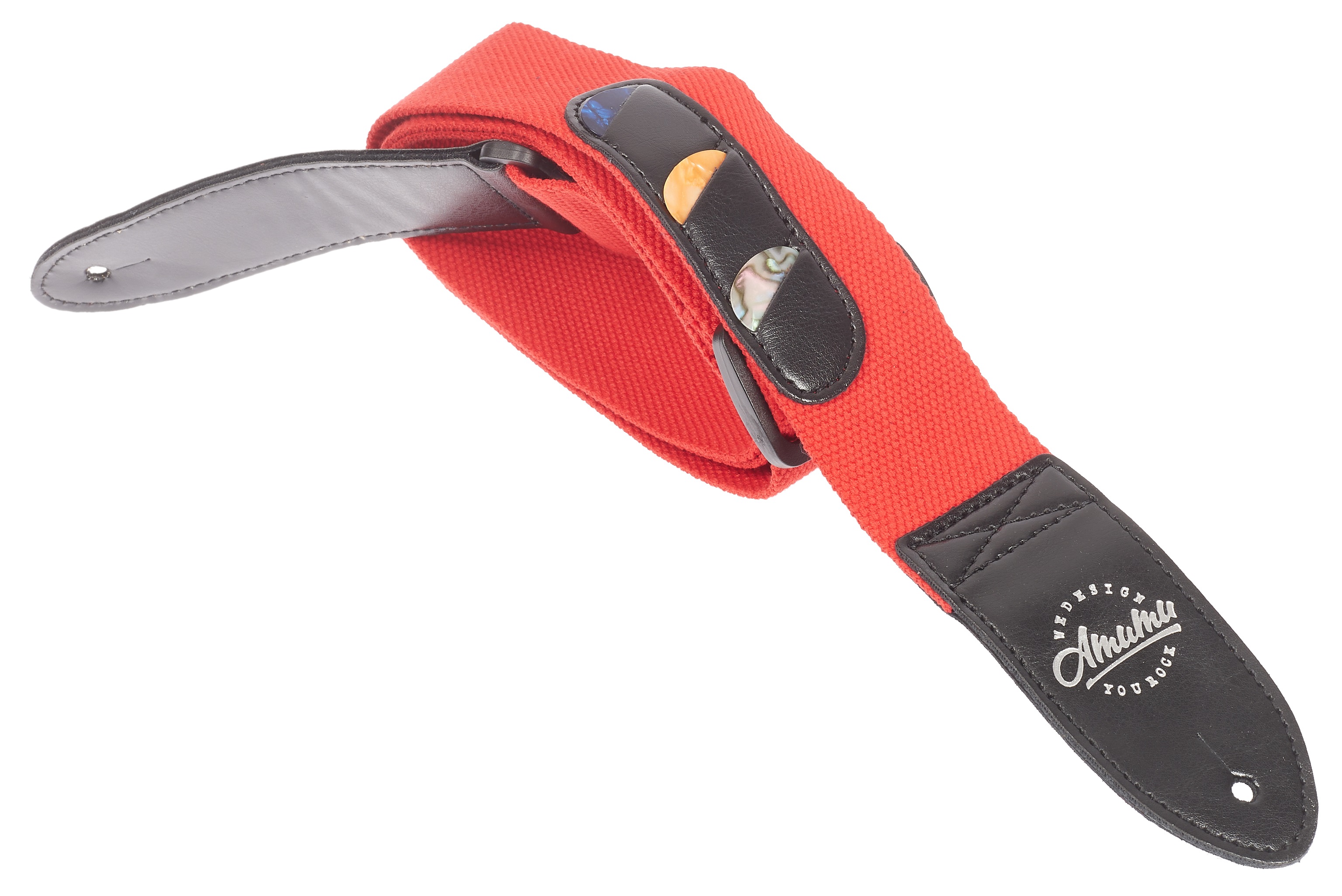Levně Amumu Cotton Pickholder Strap Red