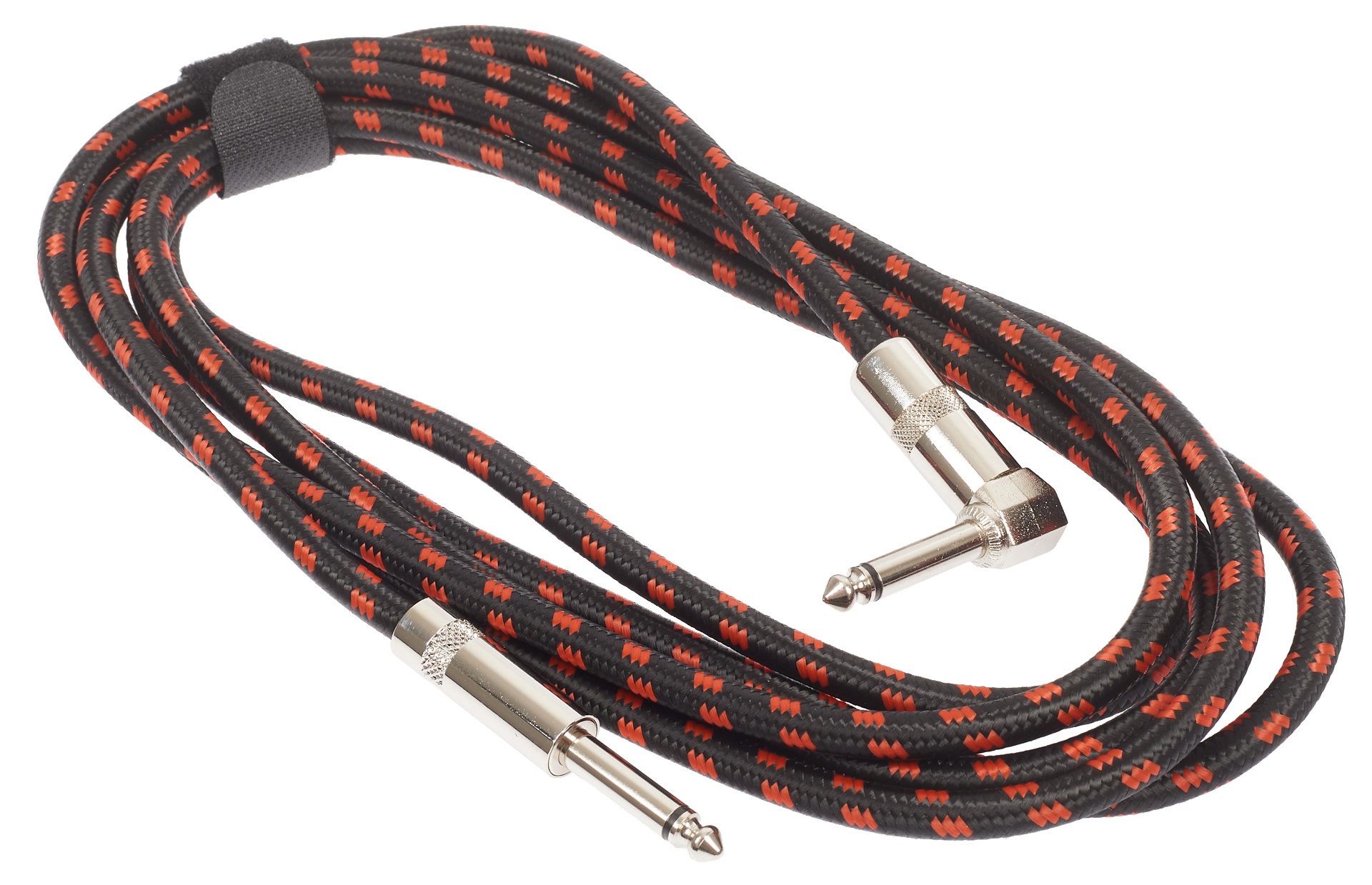 Amumu Woven Instrument Cable Red Angled 3 m (obrázek 3)