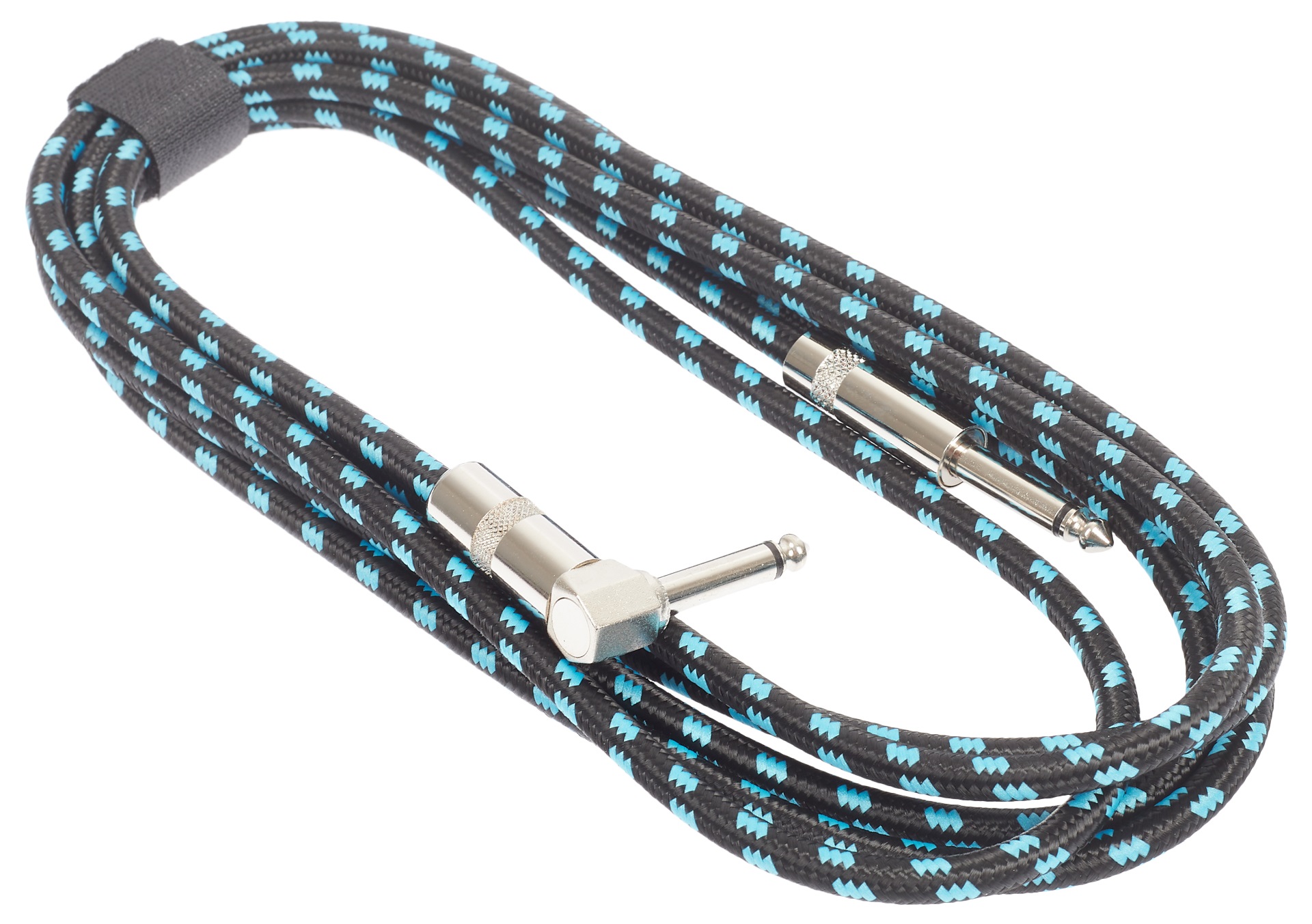 Amumu Woven Instrument Cable Blue Angled 3 m (obrázek 3)