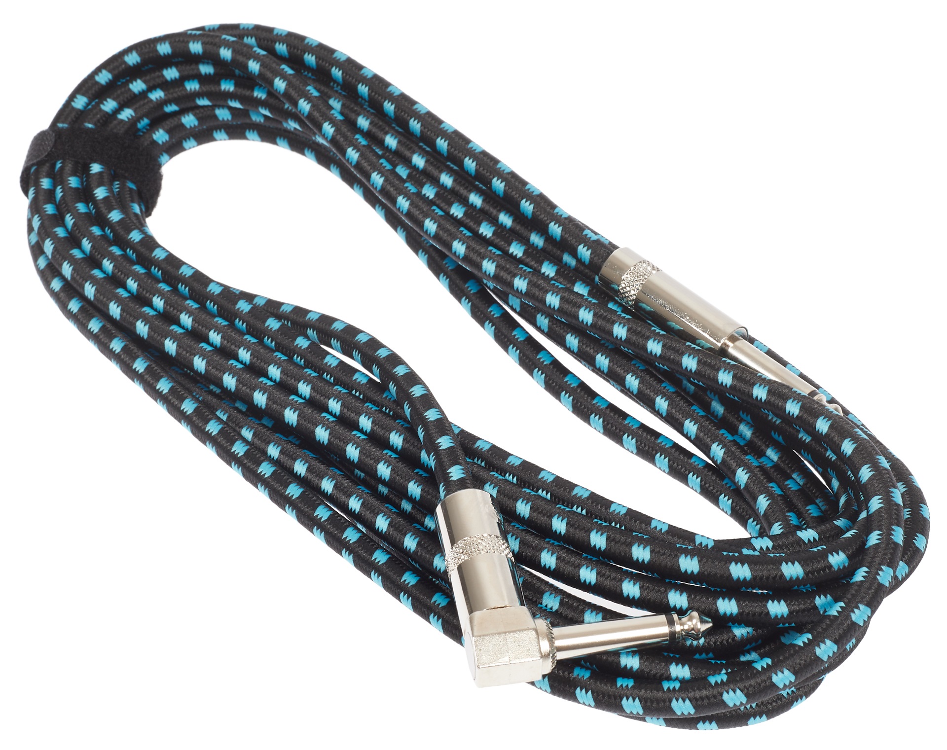 Amumu Woven Instrument Cable Blue Angled 5 m (obrázek 4)