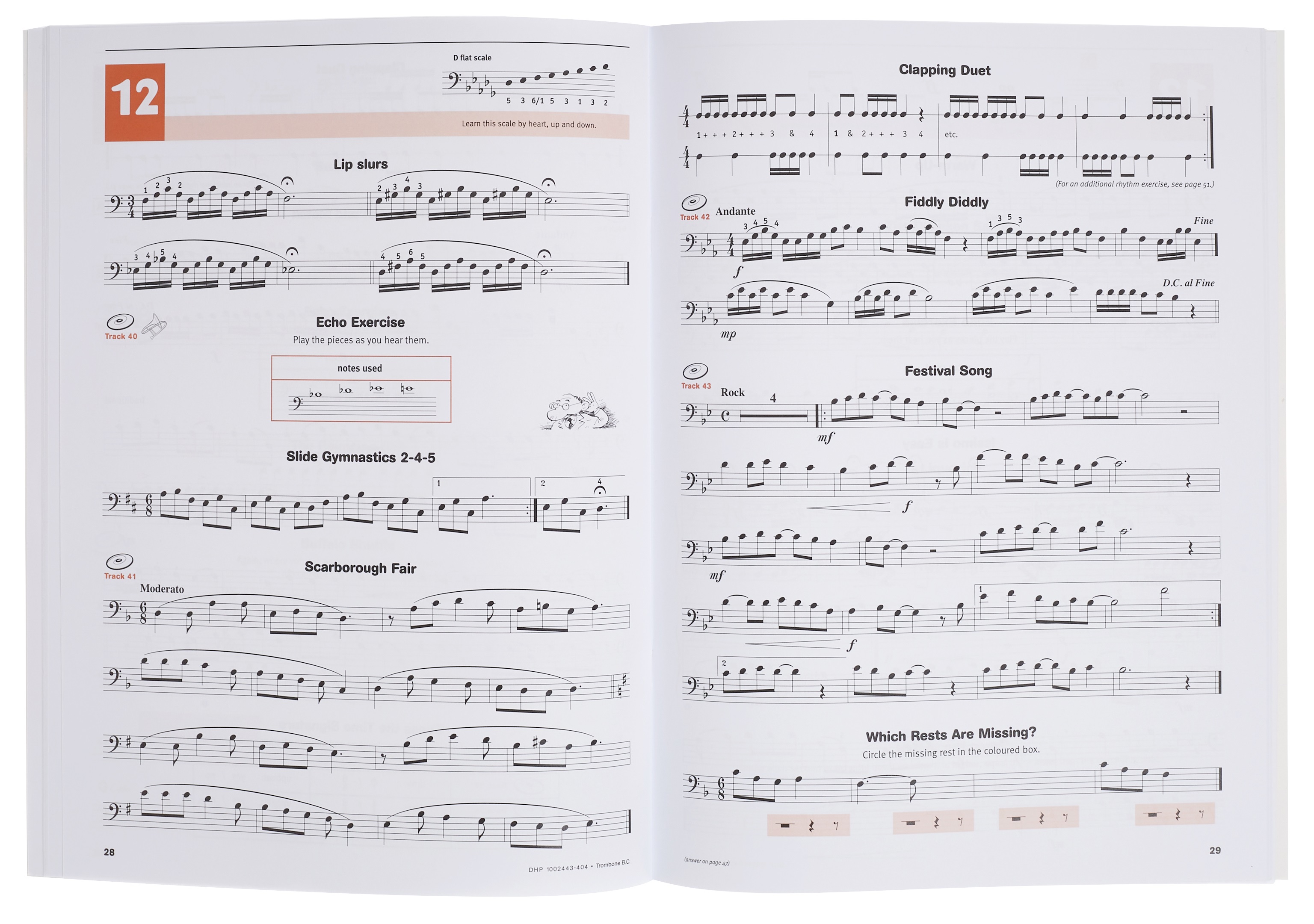 MS Look, Listen & Learn 2 - Trombone BC (obrázek 4)