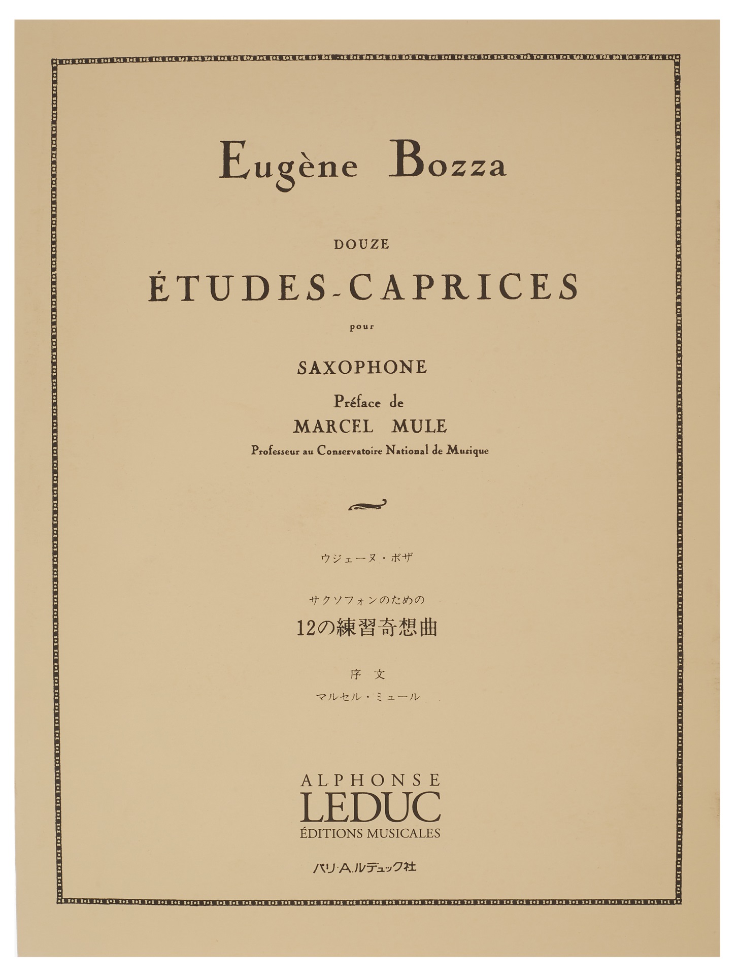 Levně MS 12 Etudes-Caprices For Saxophone