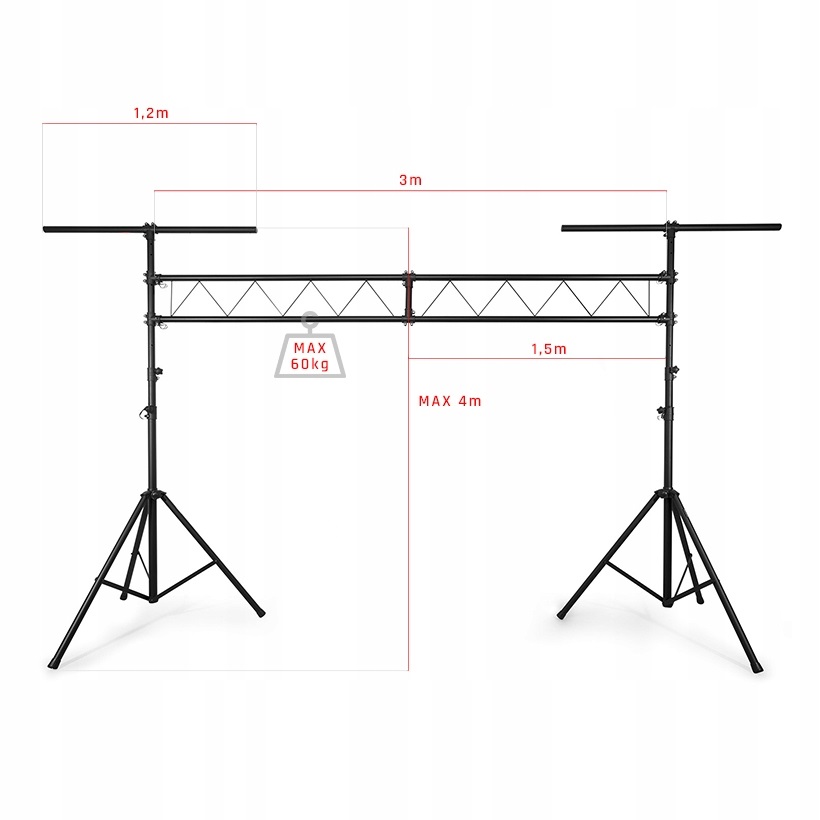 BeamZ LB60 Light Bridge 3m x 4m/2T/60kg (obrázek 6)