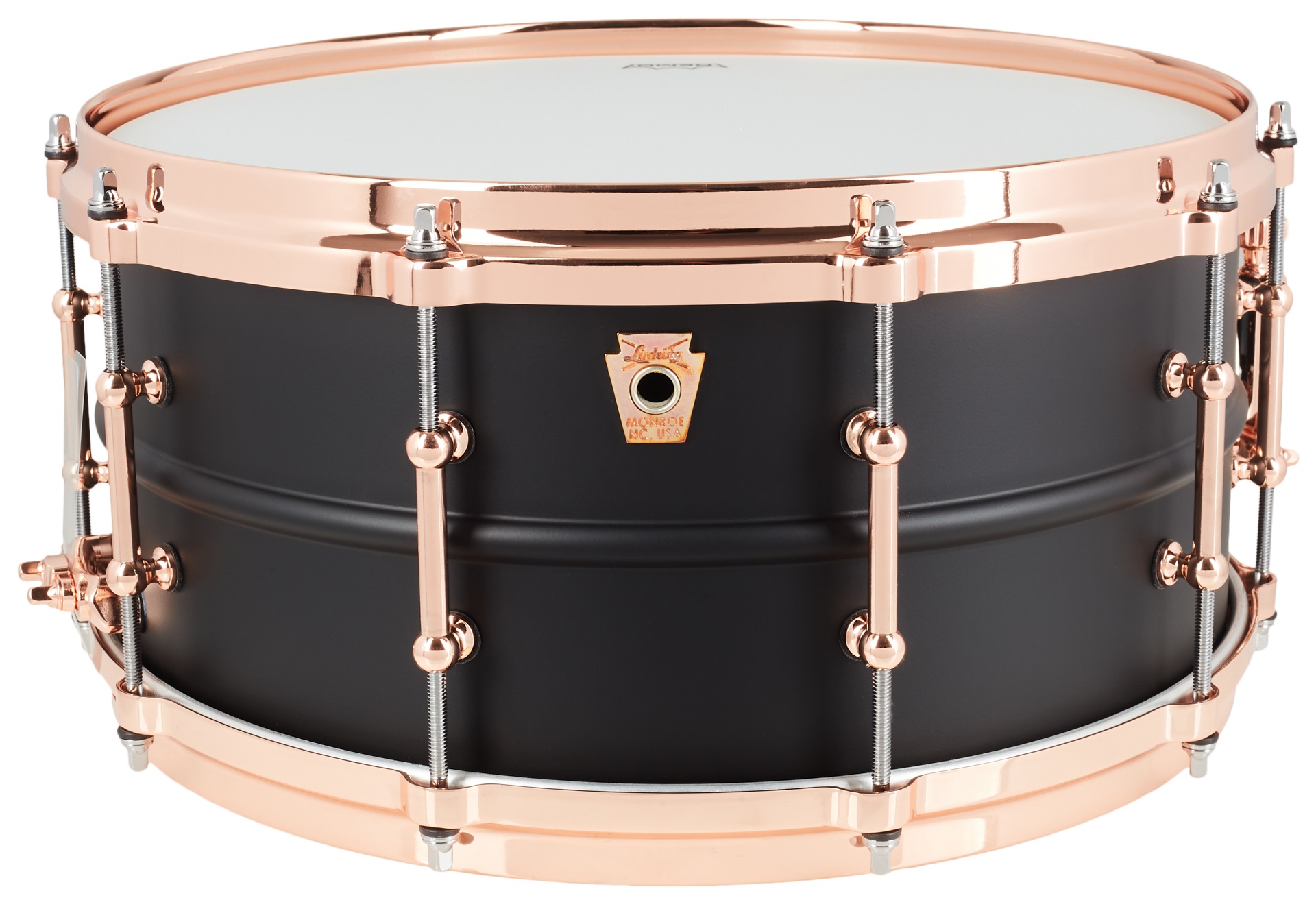 Levně Ludwig 14" x 6,5" Hot Rod Black Beauty LB427TDC