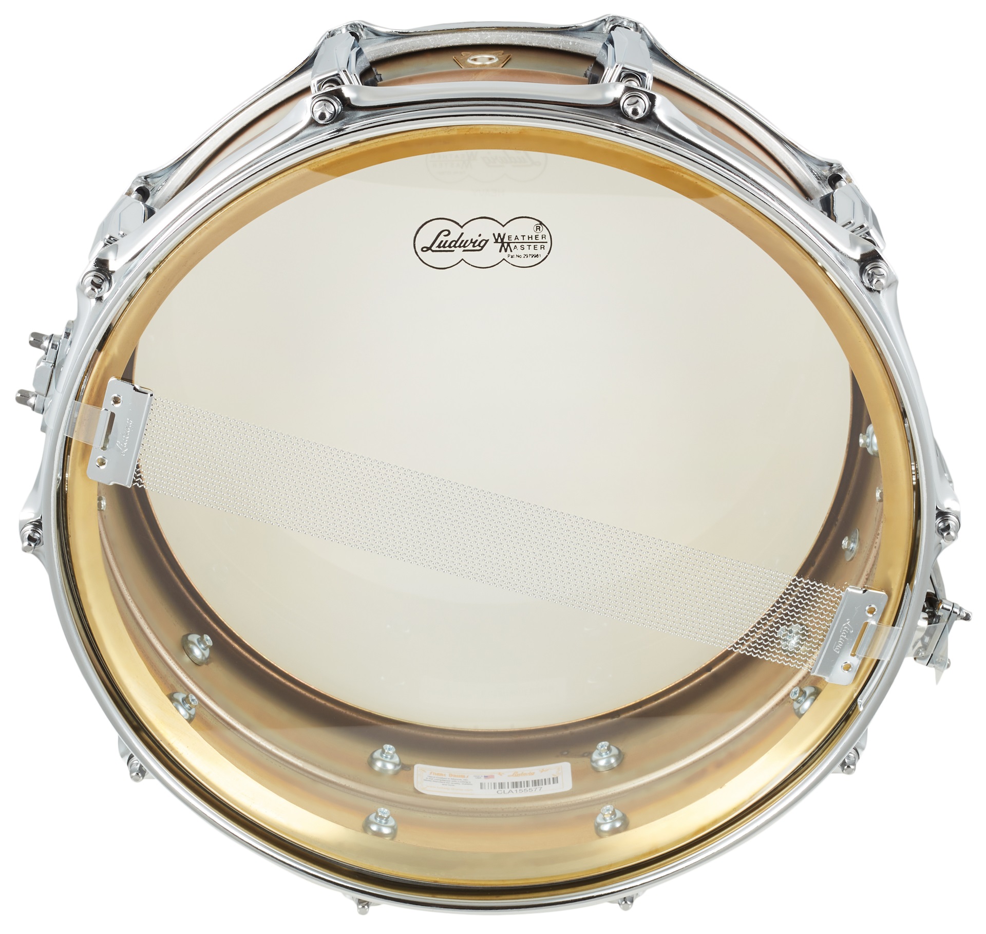 Ludwig 14" x 5" Raw Brass LB454R (obrázek 5)