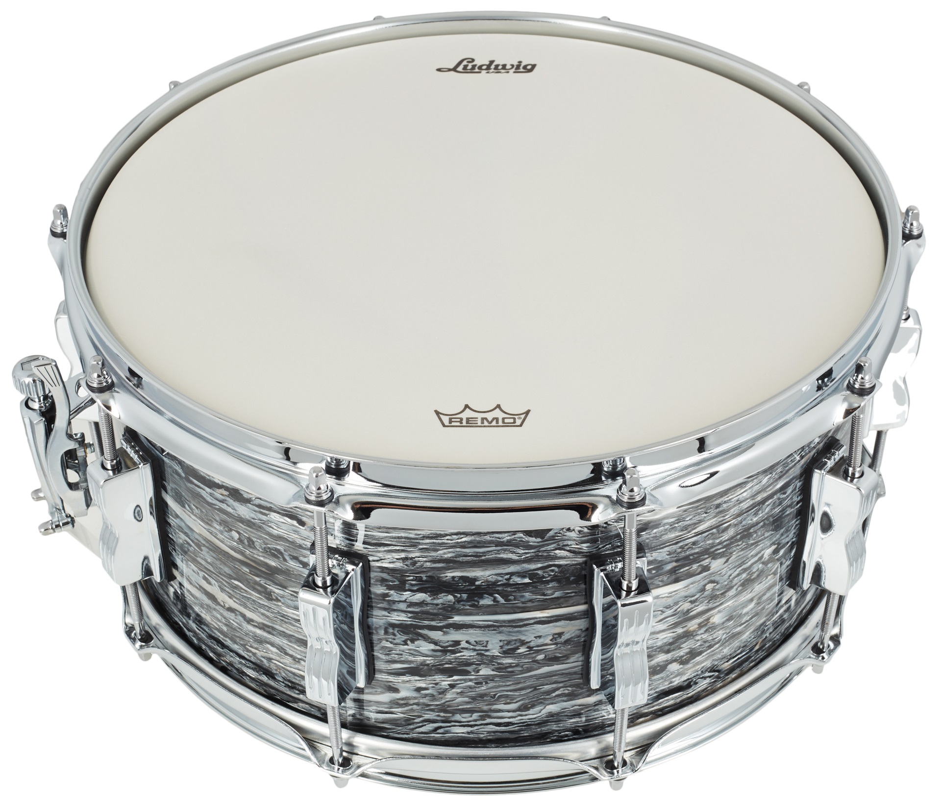 Ludwig 14" x 6,5" Classic Maple Vintage Black Oyster Pearl (obrázek 3)