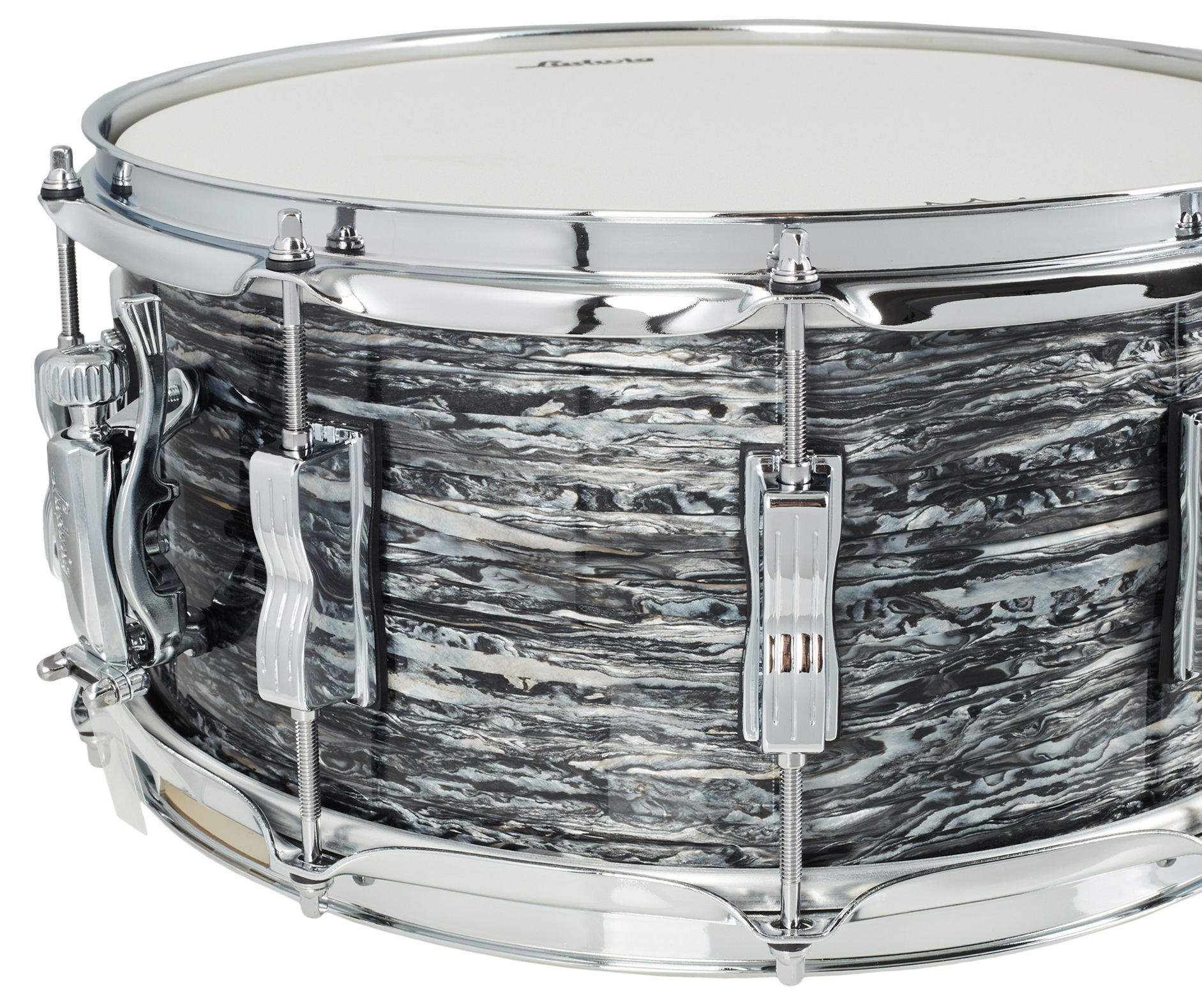Ludwig 14" x 6,5" Classic Maple Vintage Black Oyster Pearl (obrázek 6)