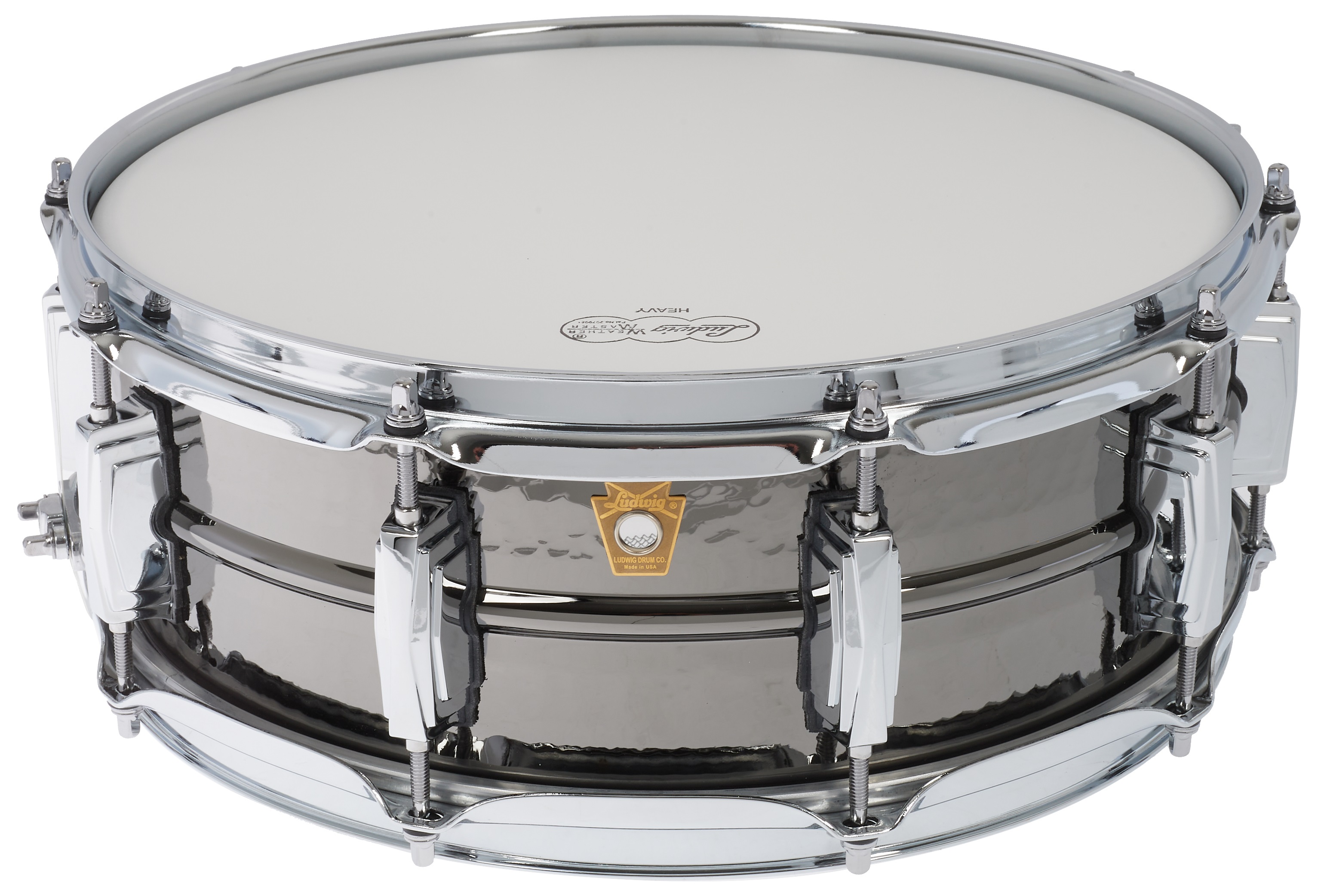 Levně Ludwig 14" x 5" Hammered Black Beauty LB416K