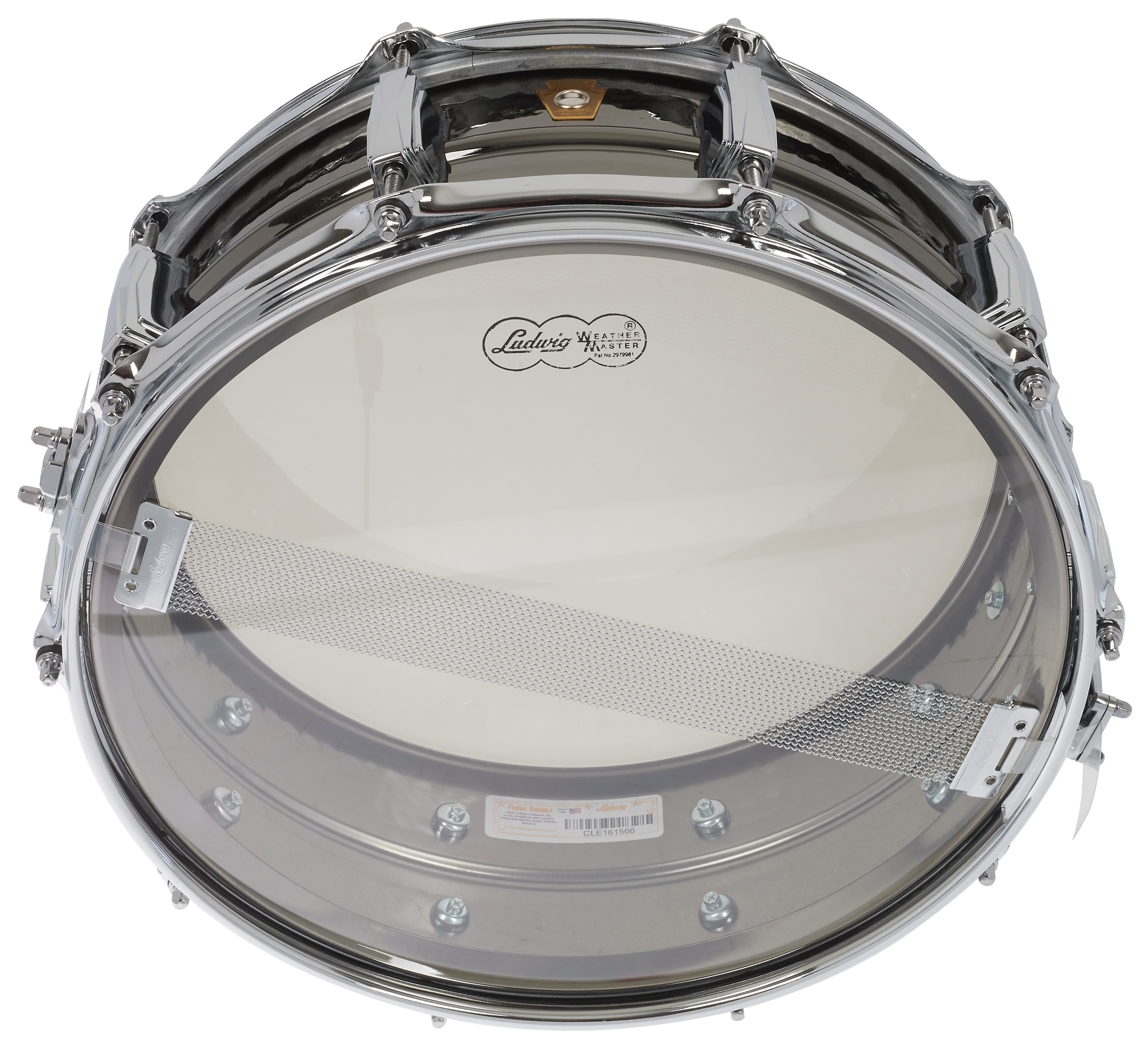 Ludwig 14" x 5" Hammered Black Beauty LB416K (obrázek 5)